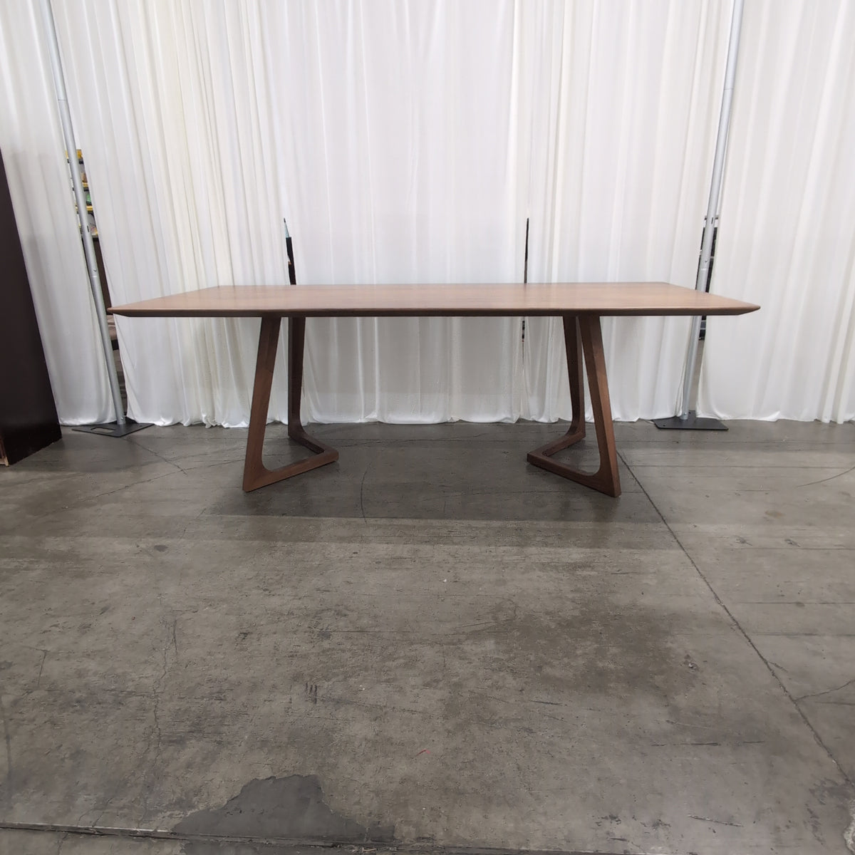 Rectangular Medium Brown Wood Dining Table Top