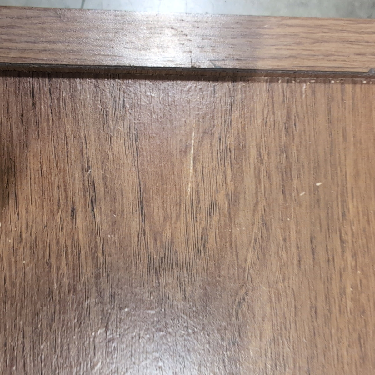 Functional Brown Wood Nightstand with Two Drawers