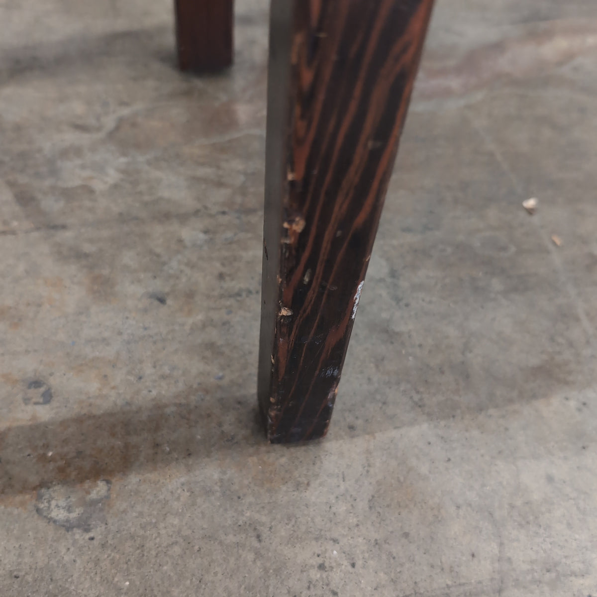 Dark Brown Wood Nightstand with Drawer and Shelf