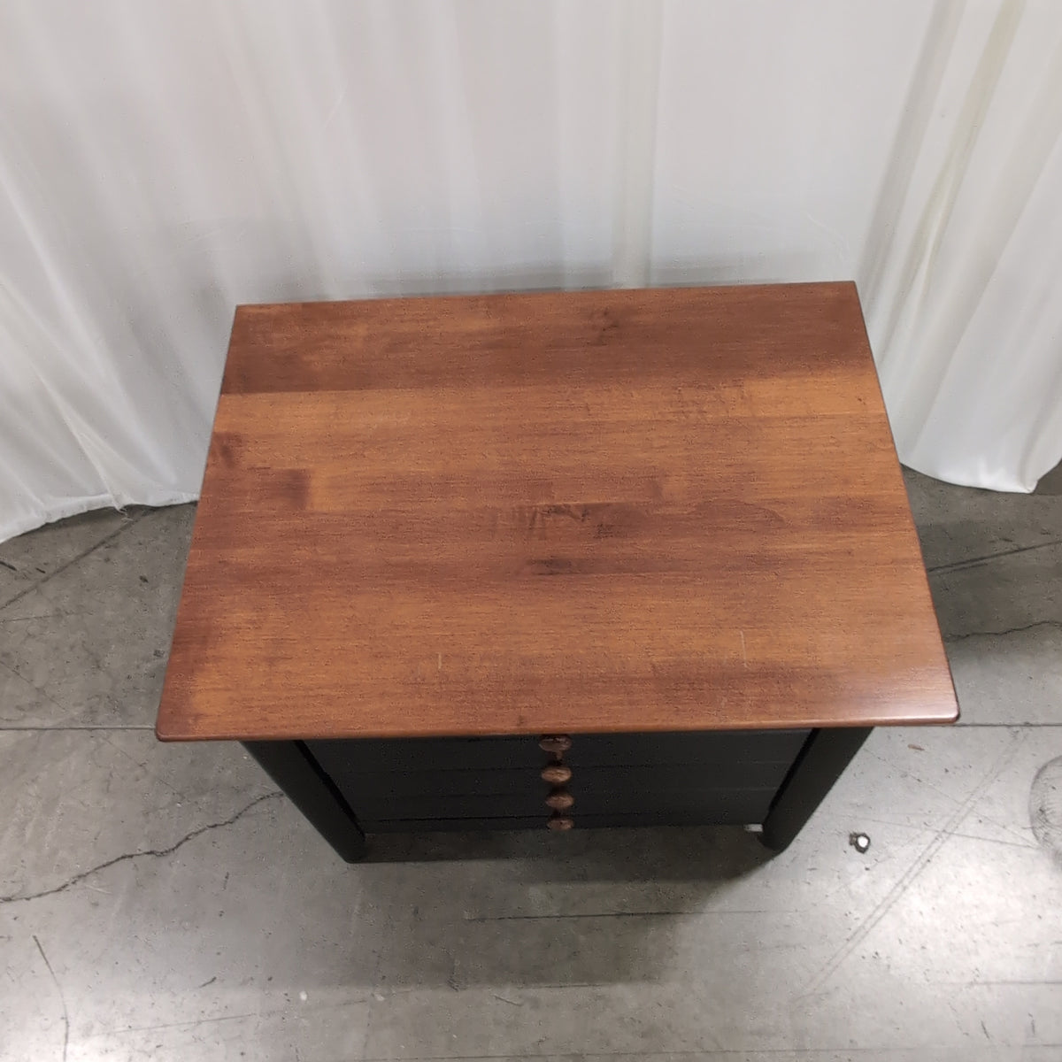 Two-Tone Four-Drawer Wood Nightstand