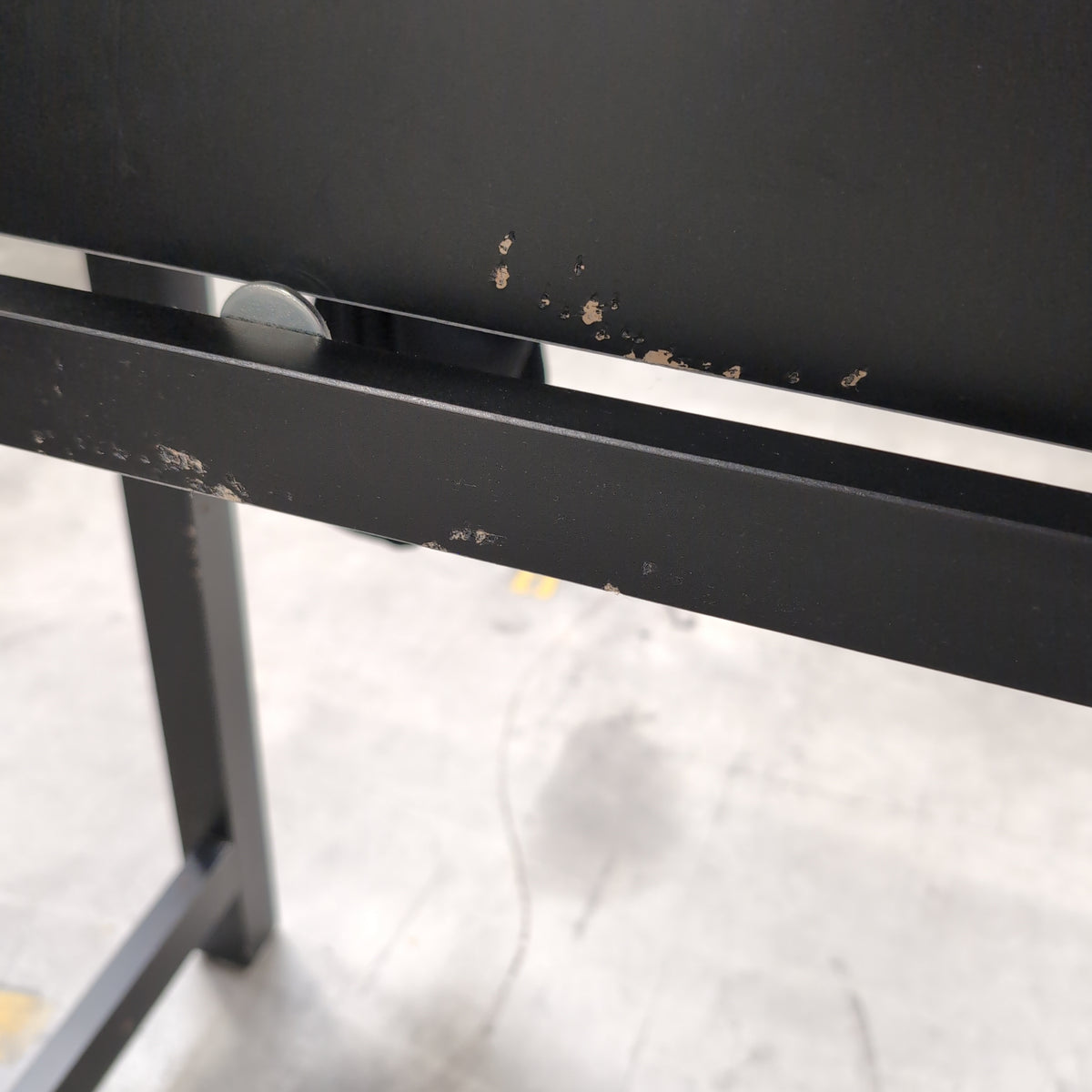 IKEA-Black Wood Grain Four-Shelf Bookcase