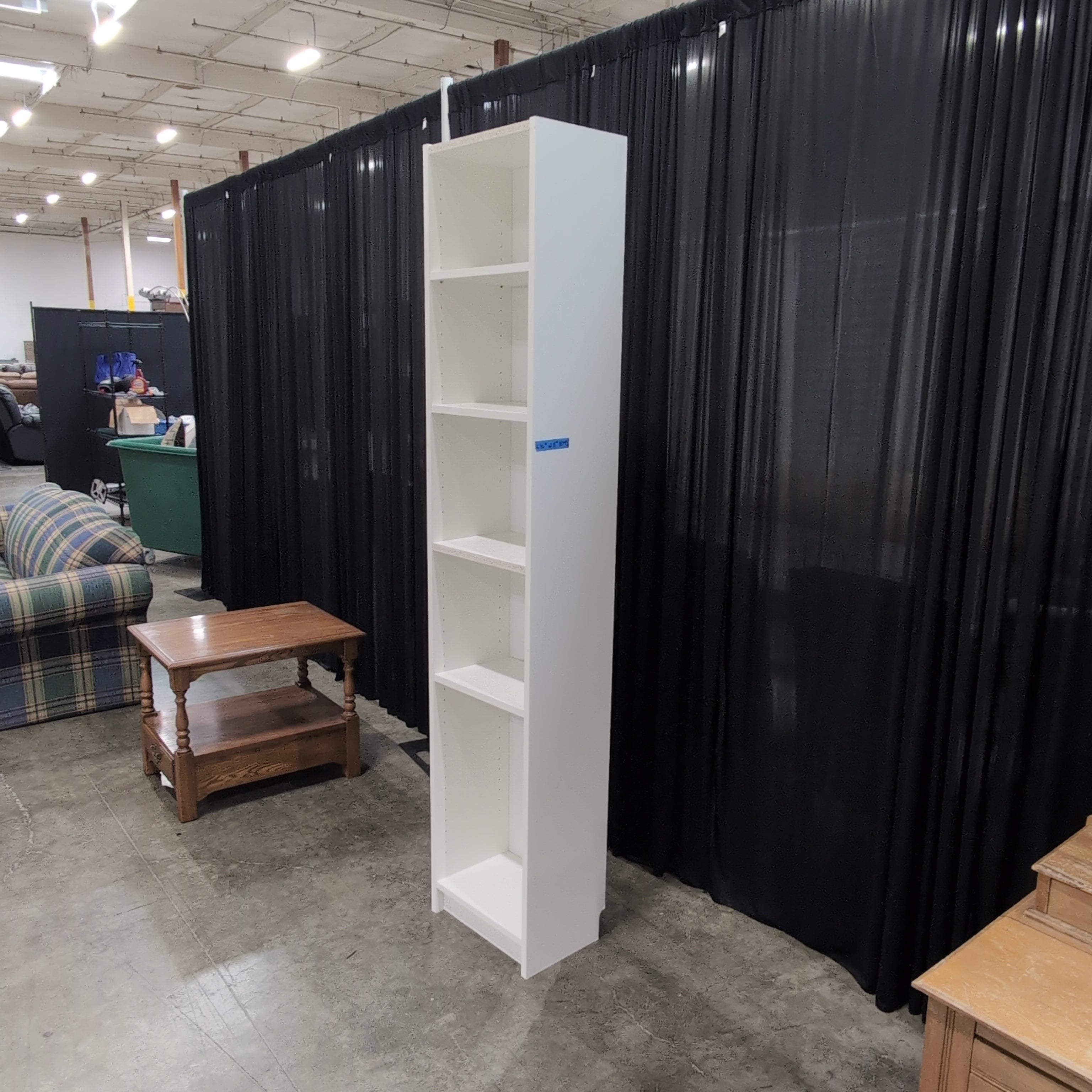 IKEA White Tall Bookcase with Adjustable Shelves