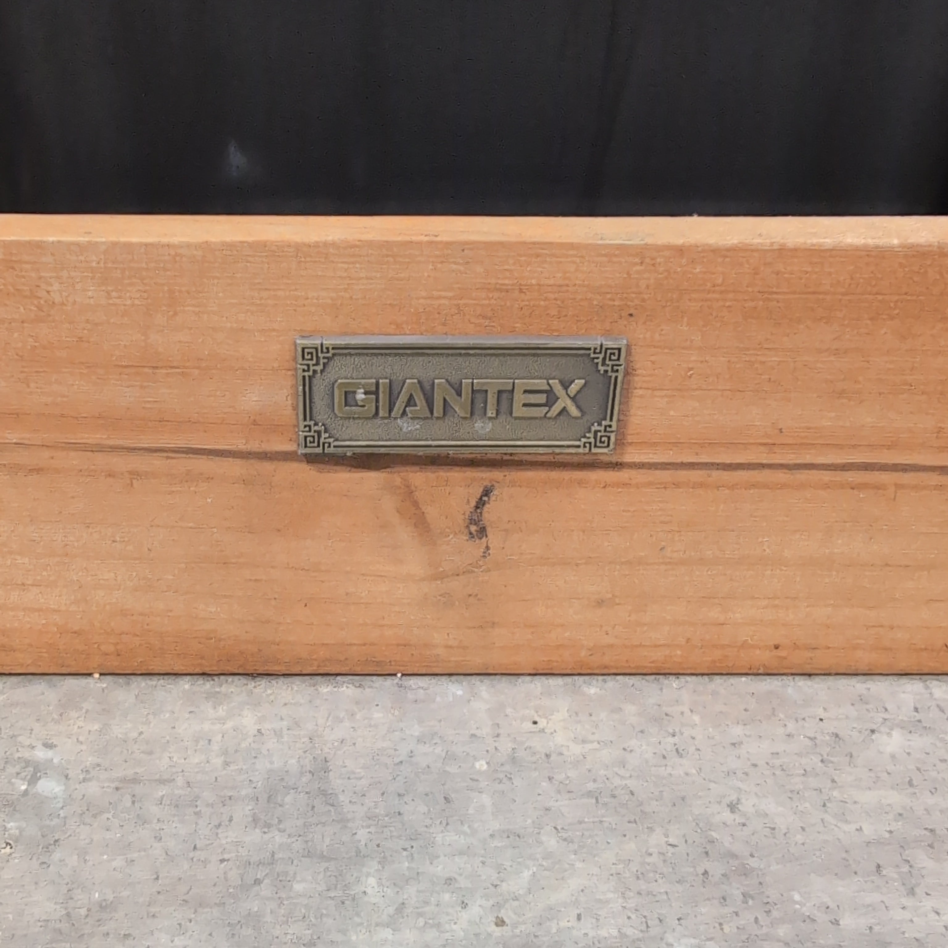 GRANTEX Wood Potting Bench with Galvanized Top