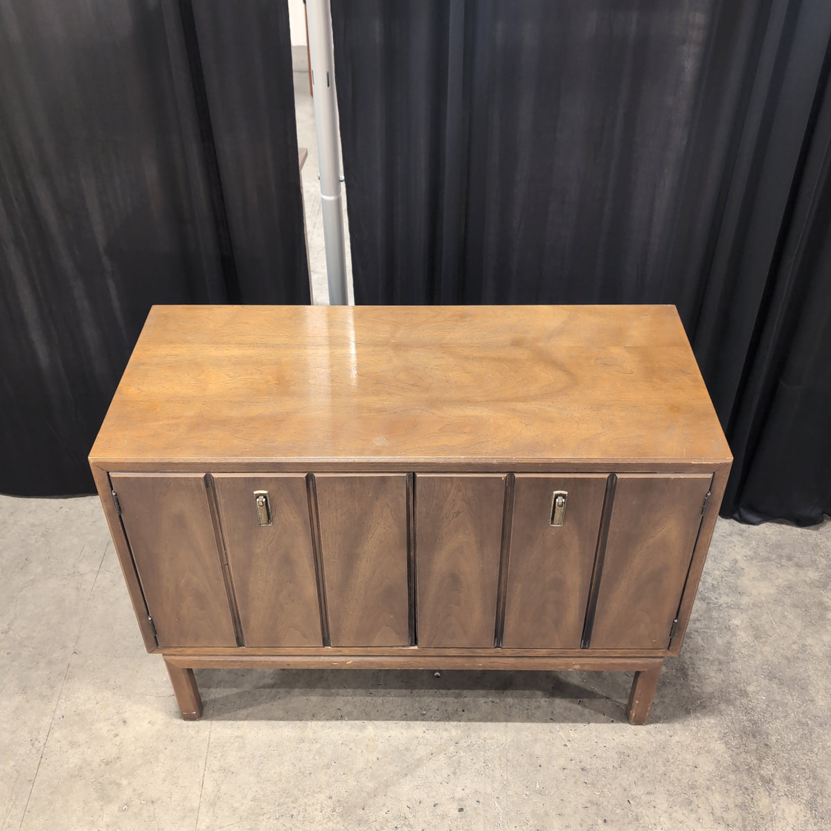 Mid-Century Style Wood Dresser with Integrated Pulls