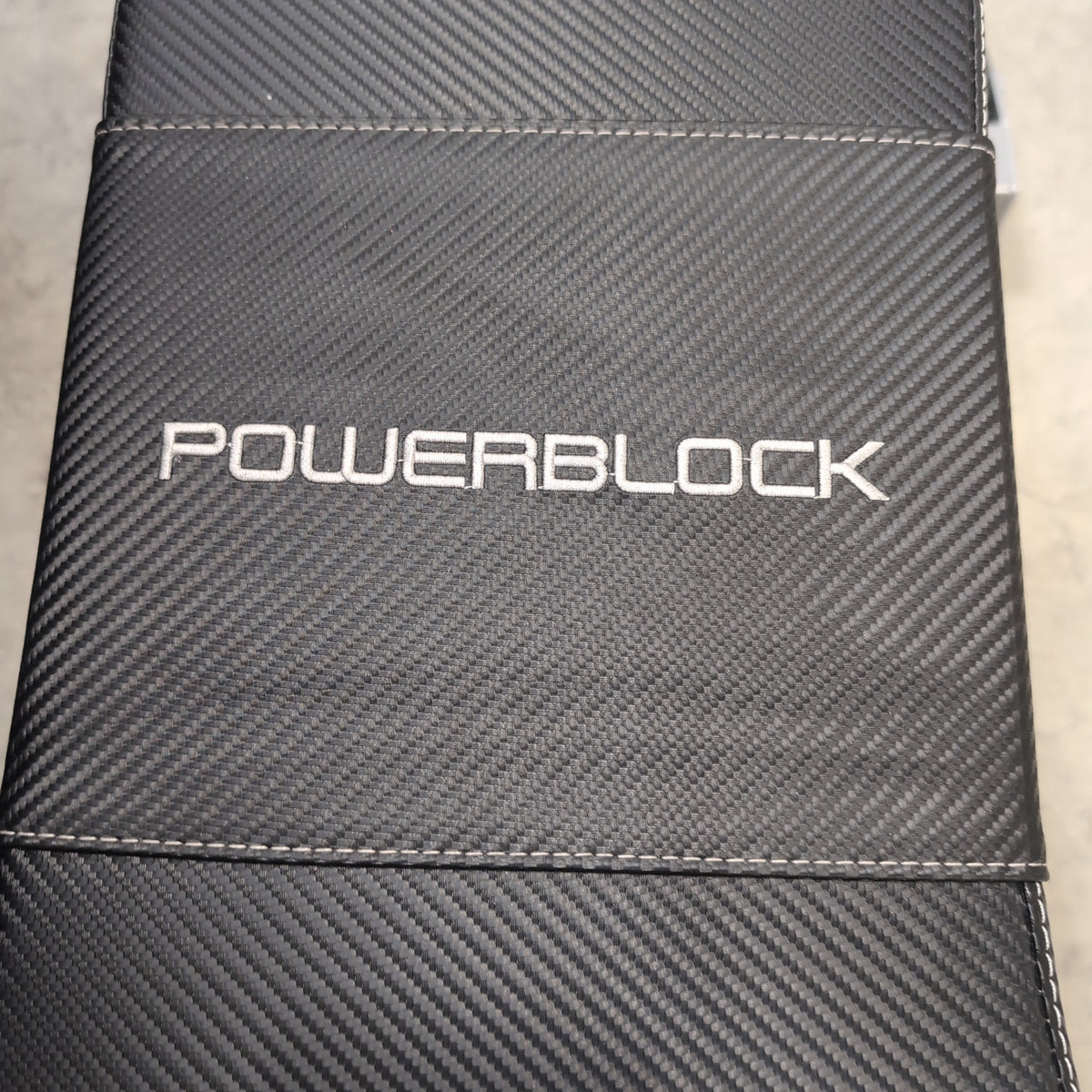 POWERBLOCK Adjustable Weight Bench in Black Upholstery
