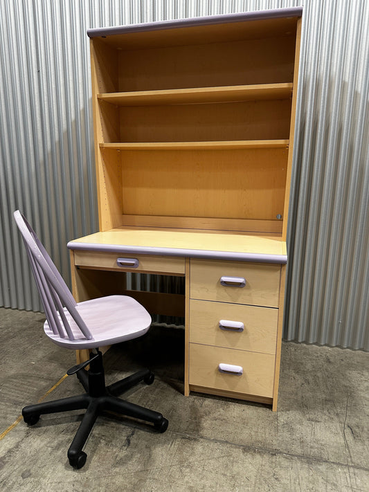 Awesome Kids Desk, Hutch, Credenza and Chair - by Camelot Furniture Corp