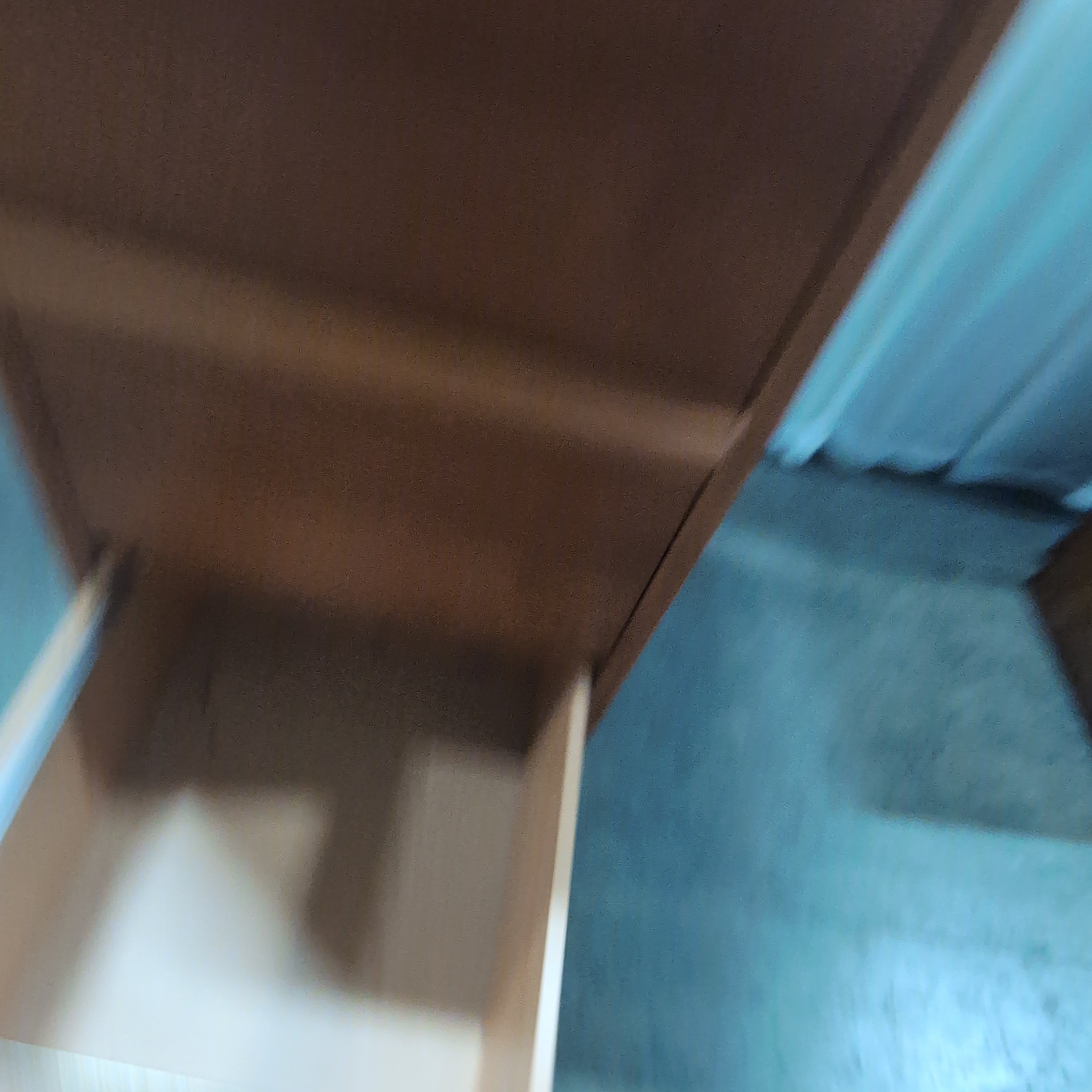 Tall Reddish-Brown Wood Five-Drawer Dresser
