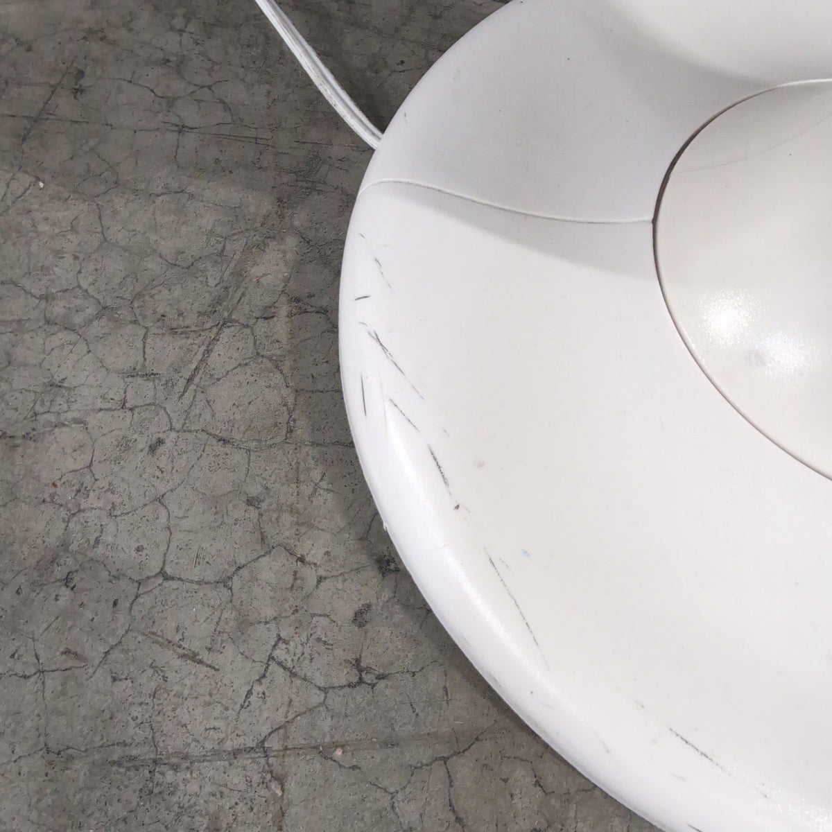 White Plastic Tower Fan with Digital Display