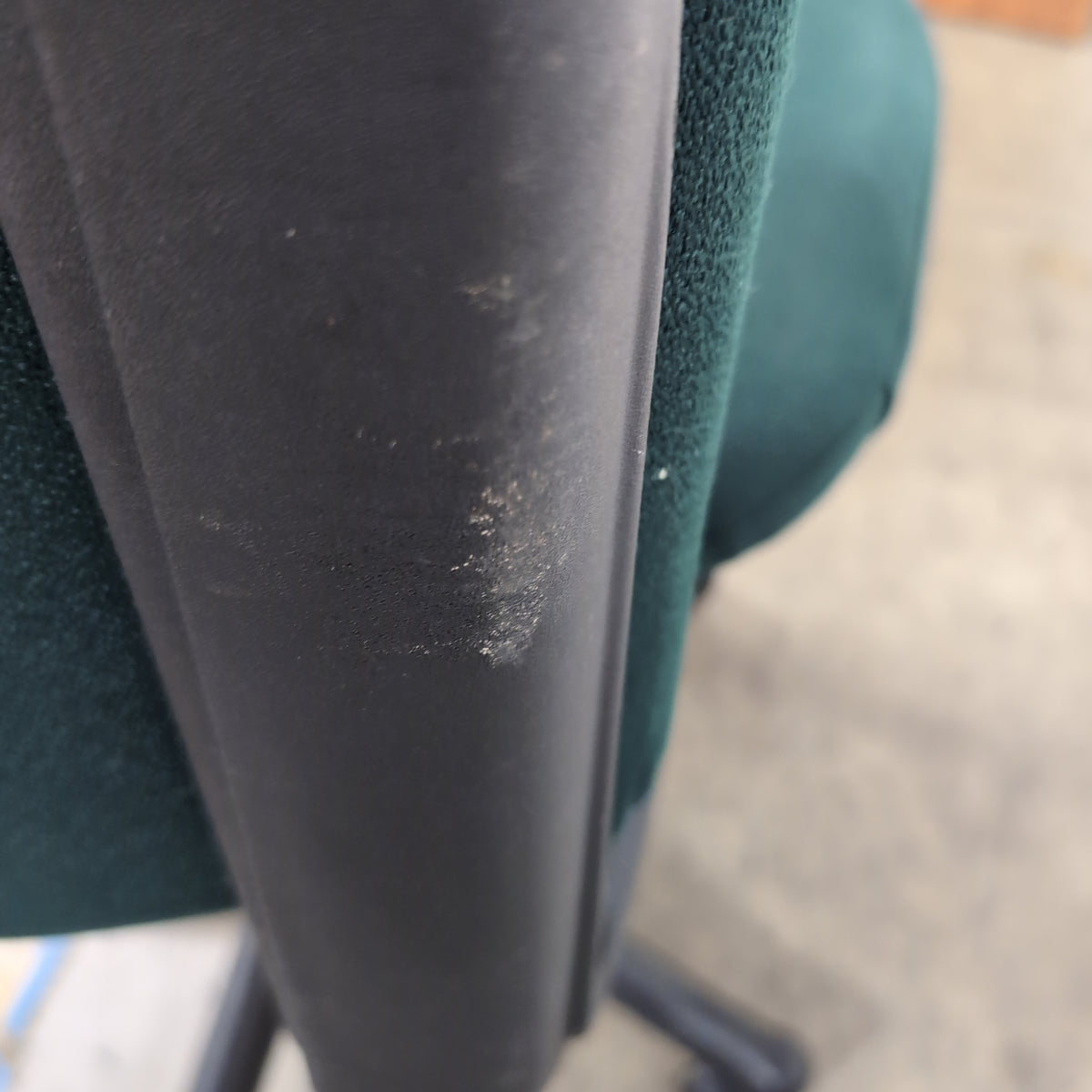 Dark Teal Fabric Swivel Office Chair
