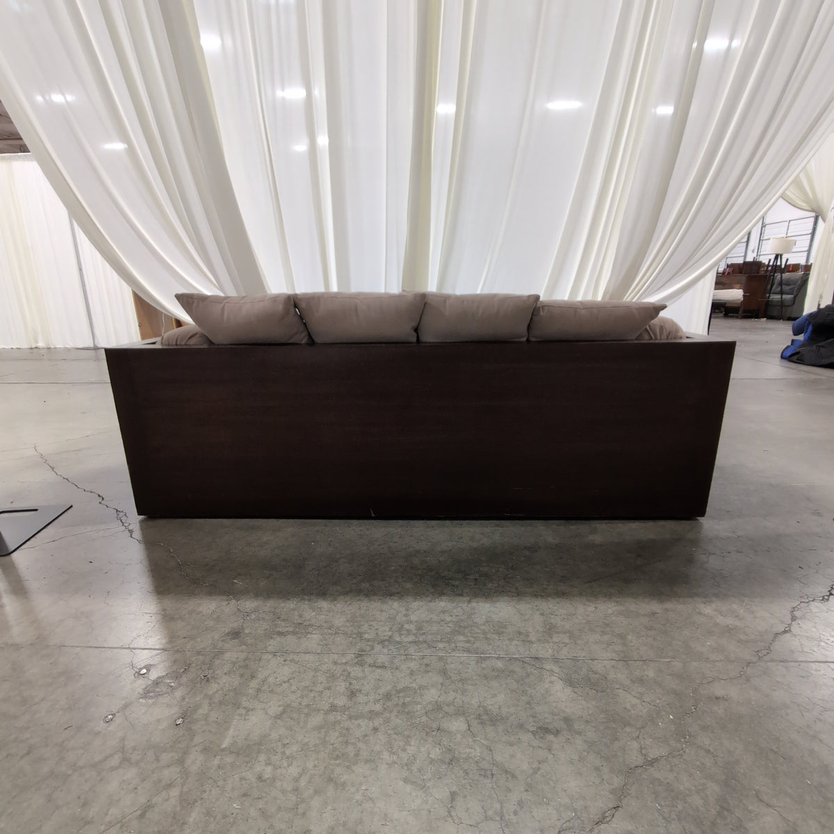 Dark Wood Daybed with Storage Drawers