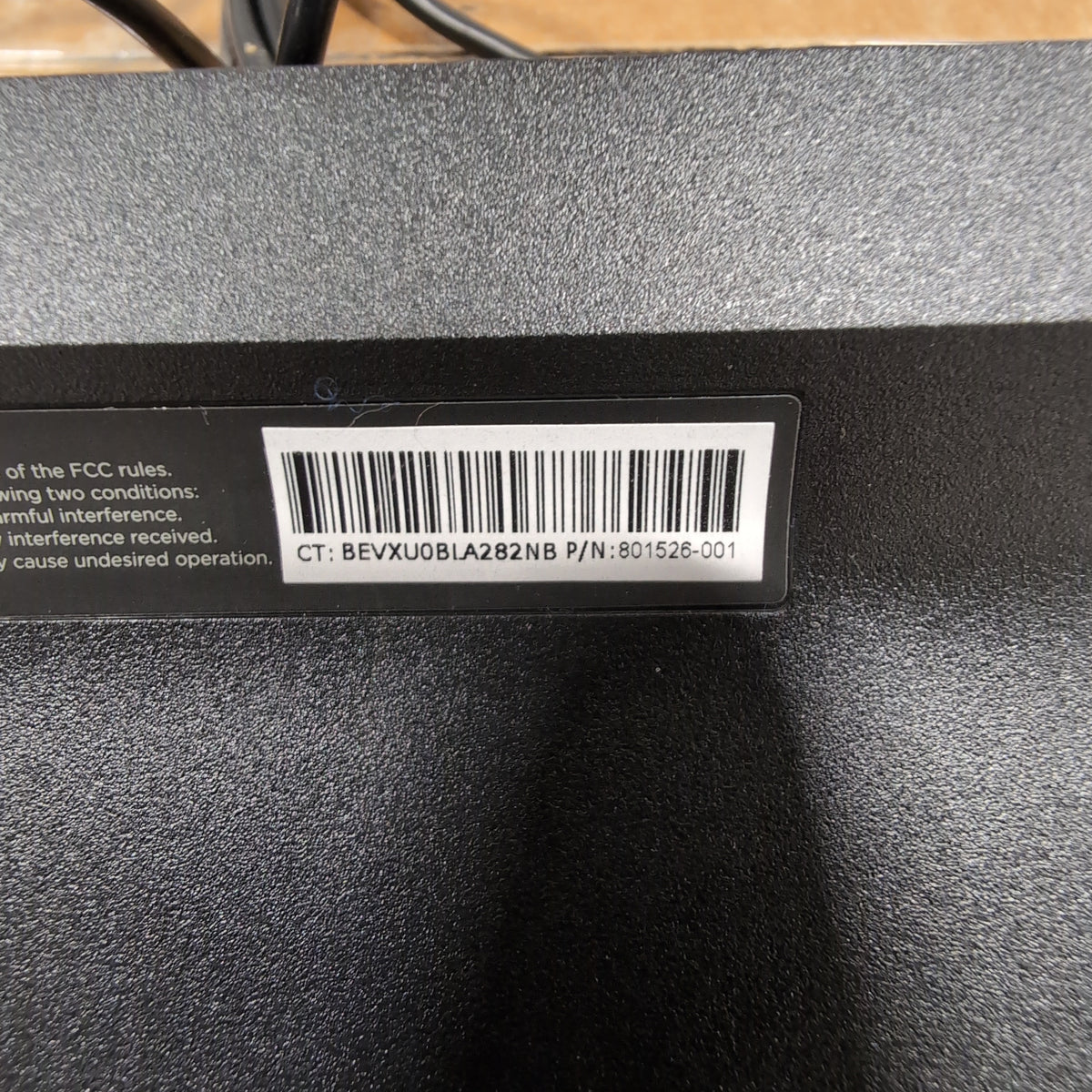 HP Black Wired Full-Size Keyboard