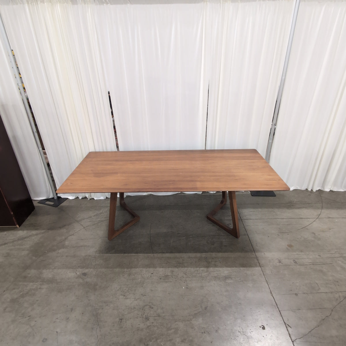Rectangular Medium Brown Wood Dining Table Top
