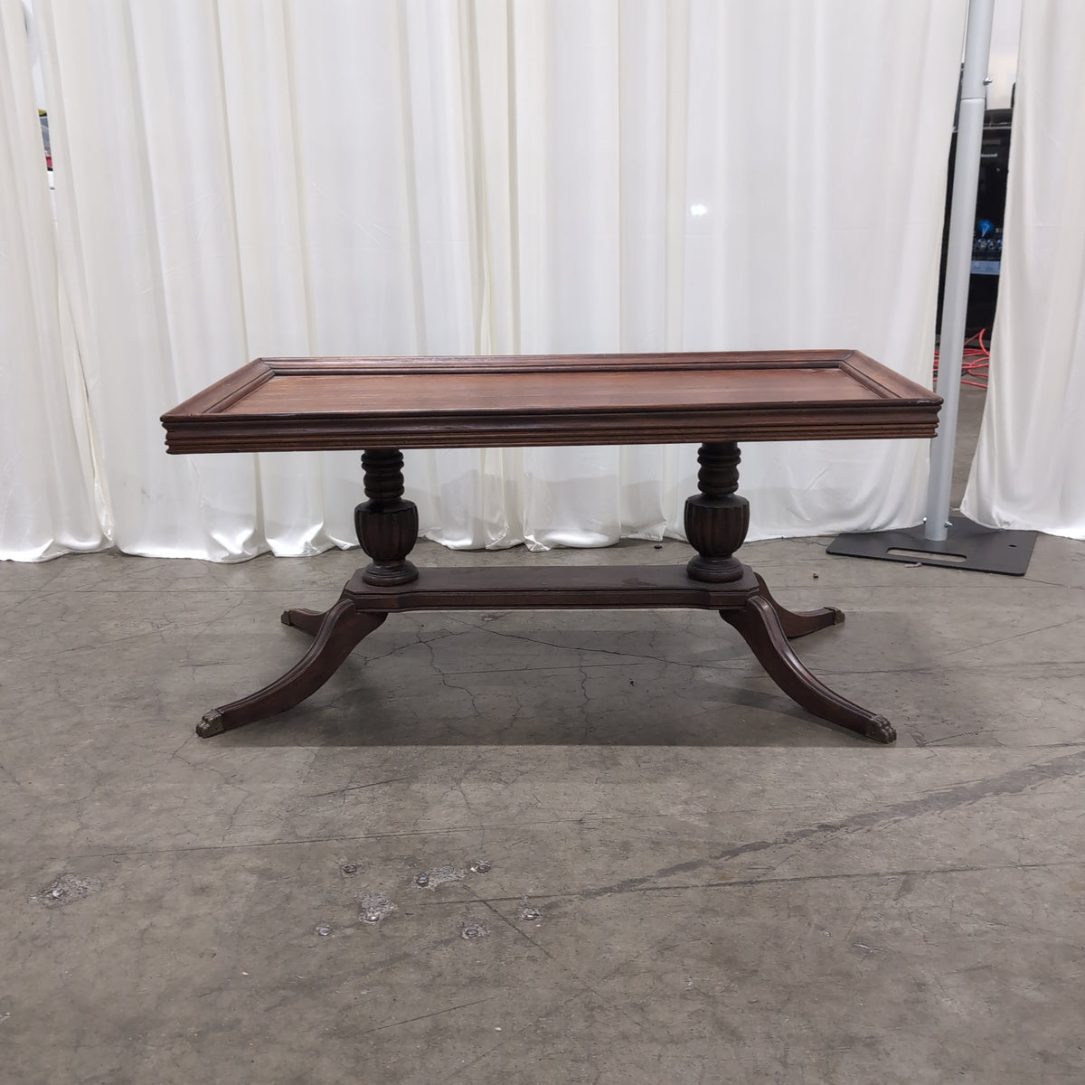 Traditional Dark Wood Console Table