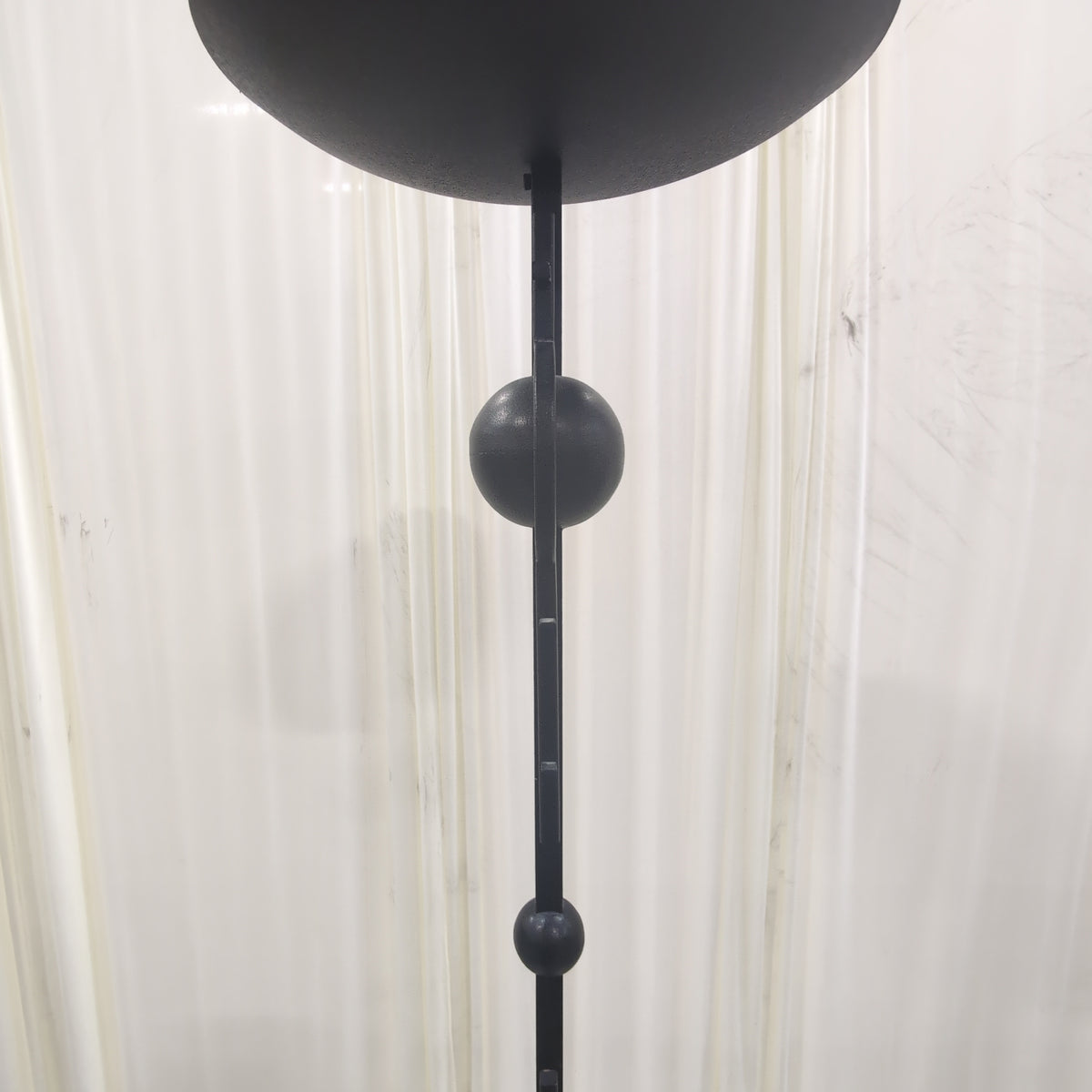 Kichler Lighting Geometric Black Metal Torchiere Floor Lamp