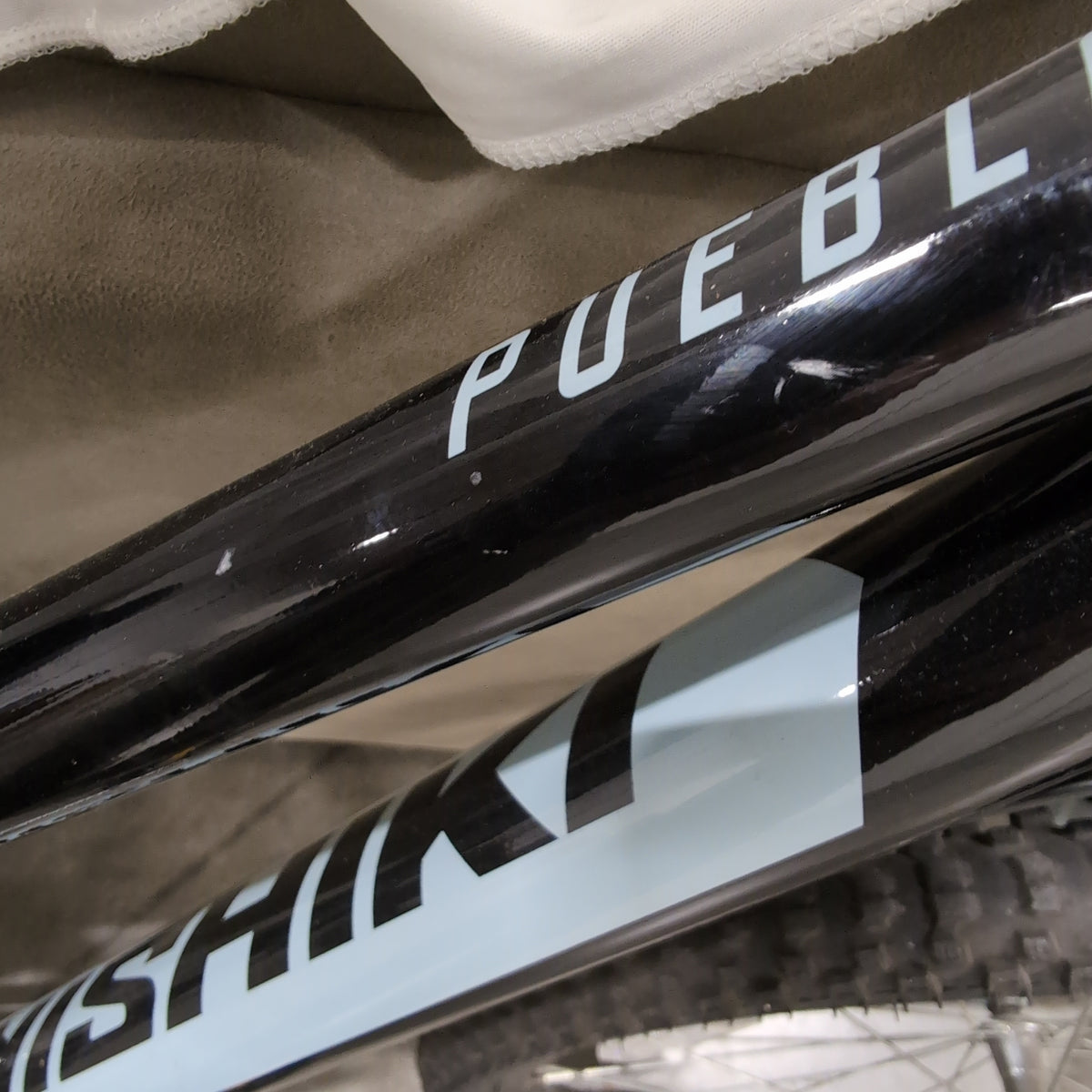 Black Nishiki Pueblo Mountain Bicycle with Front Suspension