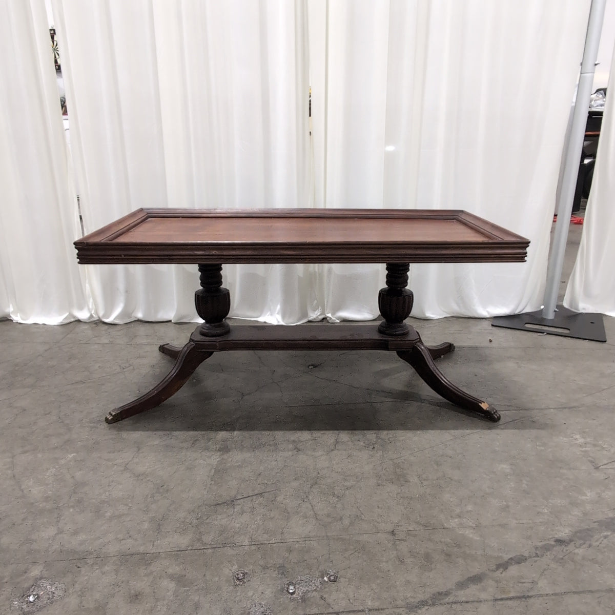 Traditional Dark Wood Console Table