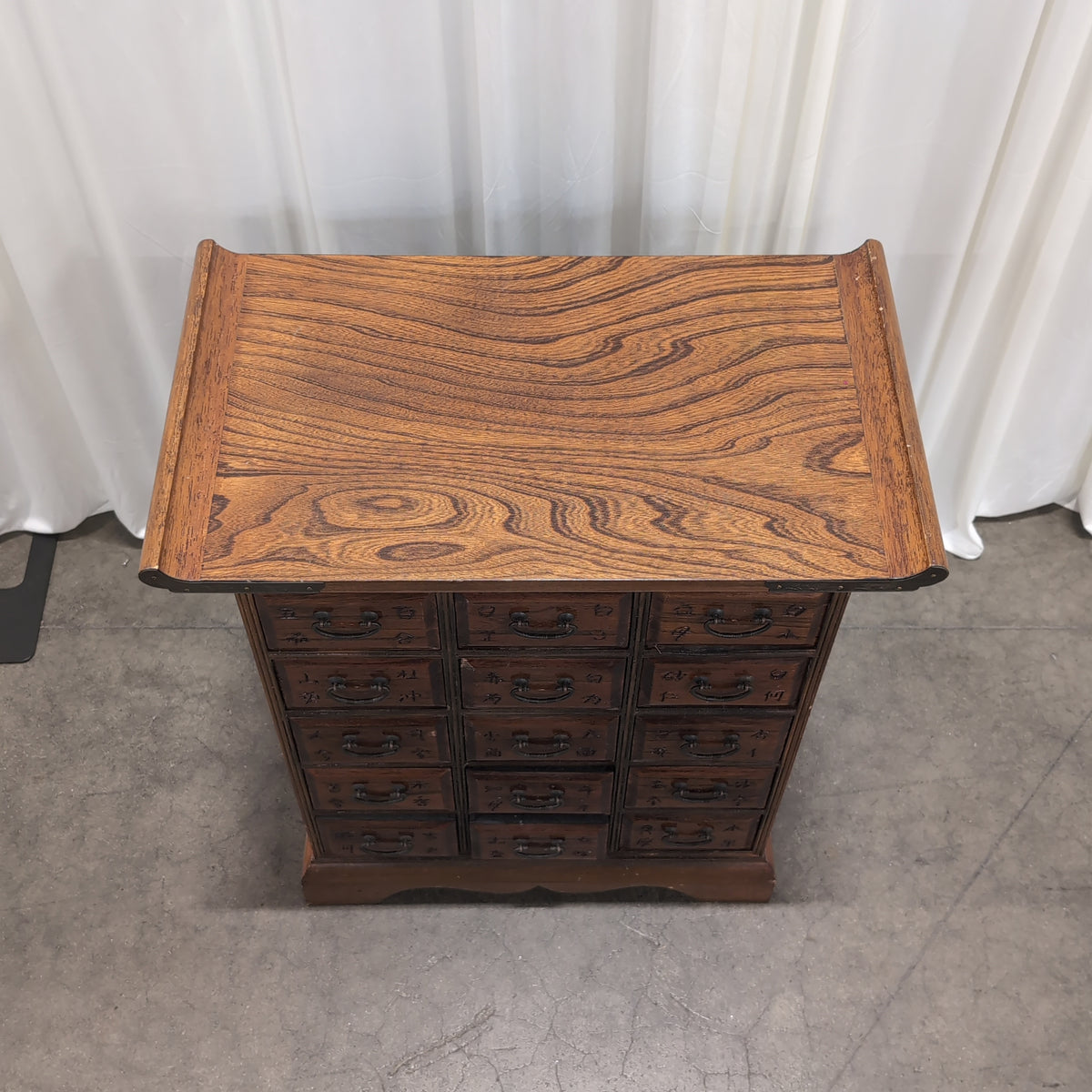Dark Wood Multi-Drawer Storage Cabinet
