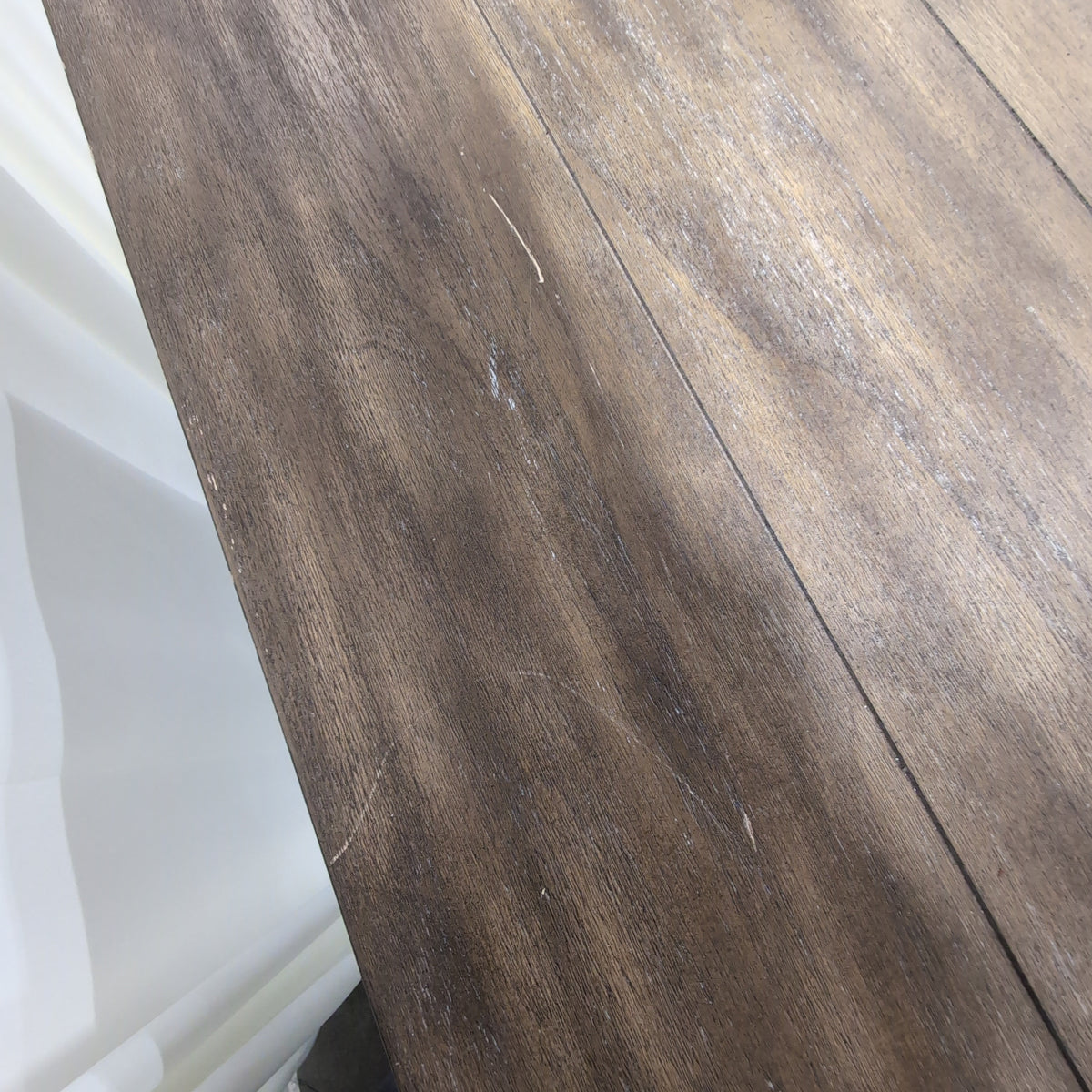 Farmhouse Style Wood Desk with Turned Legs