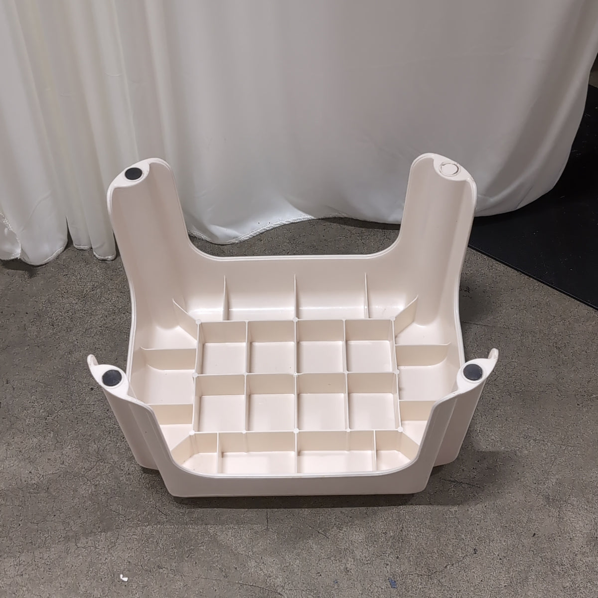 White Plastic Utility Stool
