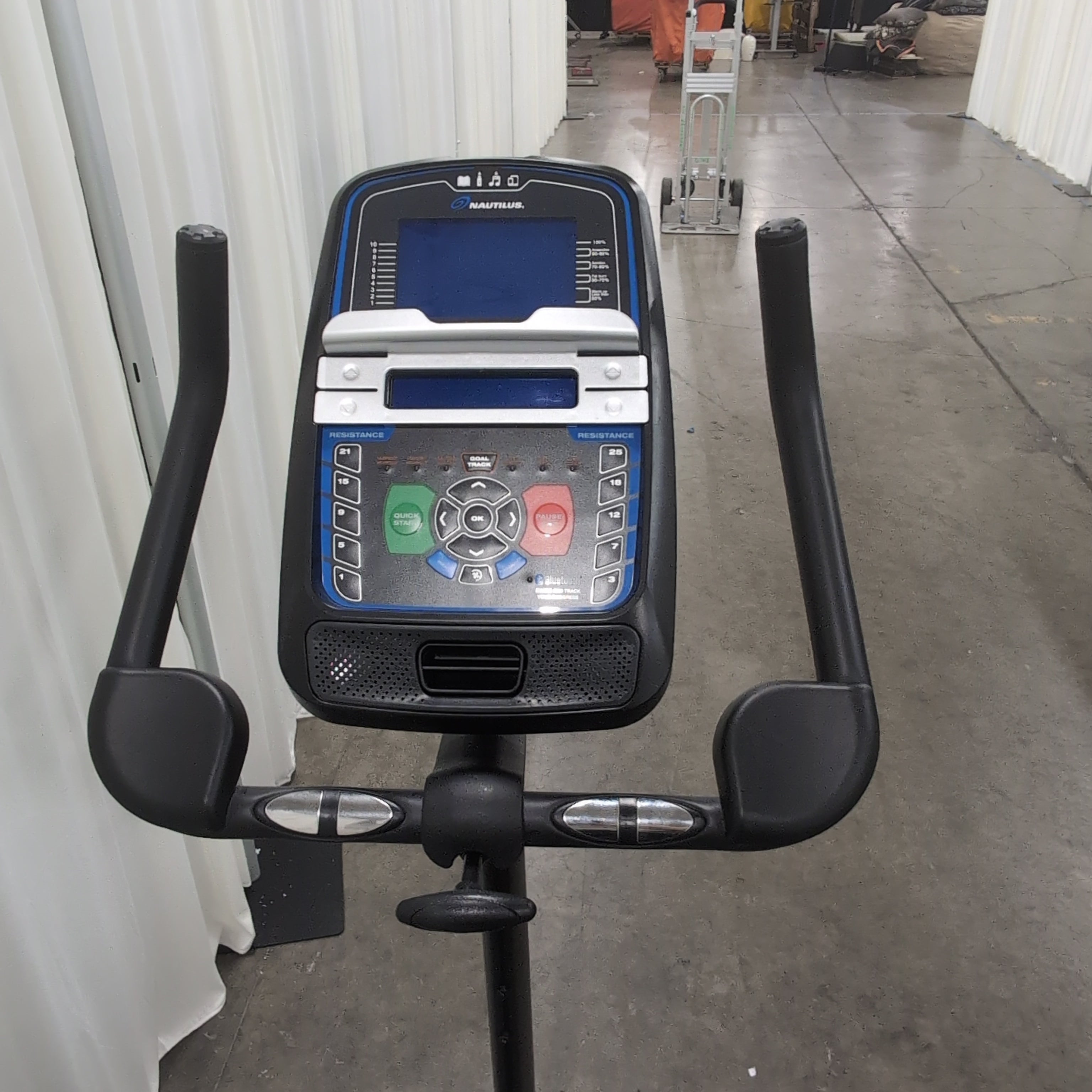 Black Nautilus Adjustable Indoor Cycling Exercise Bike