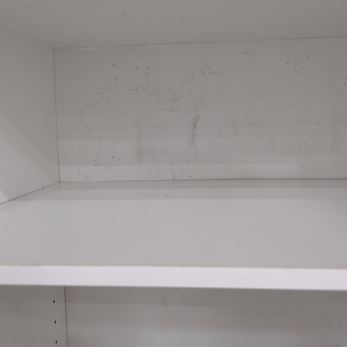 Modern White Two-Door Armoire