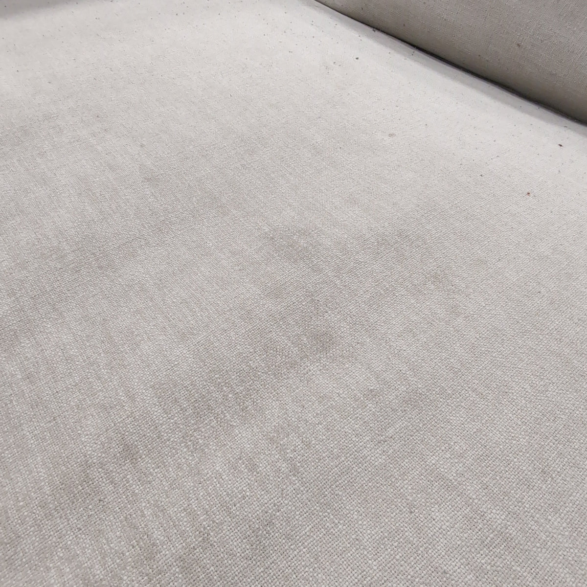Light Grey Contemporary Couch with Box Arms