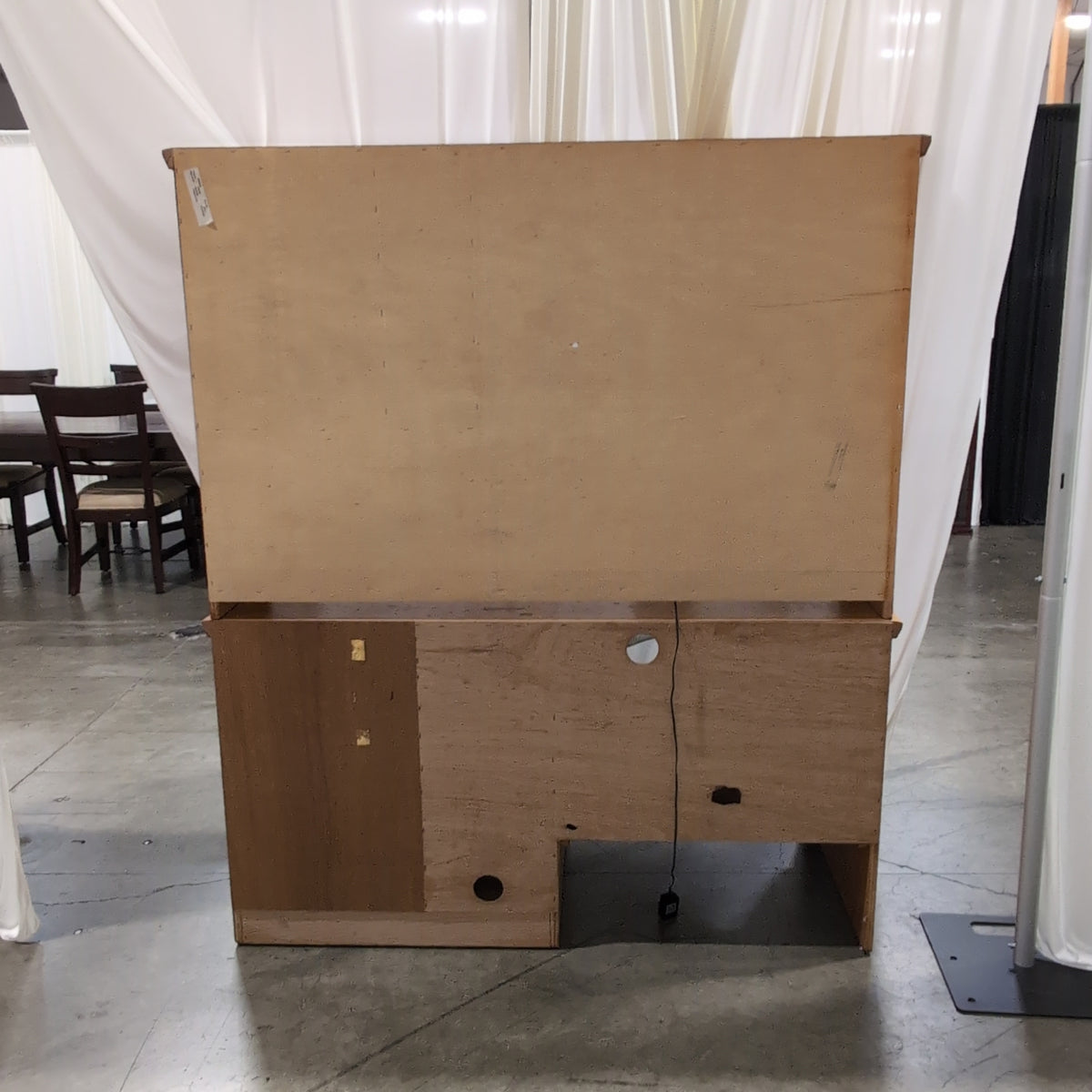 Light Wood Computer Desk with Keyboard Tray
