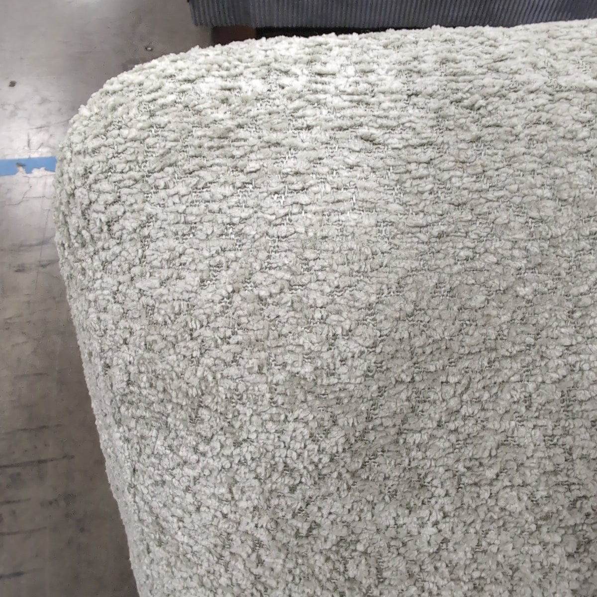 Light Grey Upholstered Chaise Lounge with Lumbar Pillow