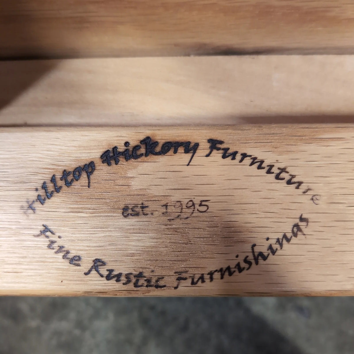 Hilltop Hickory Furniture Amish Bendwood Hickory Rocker