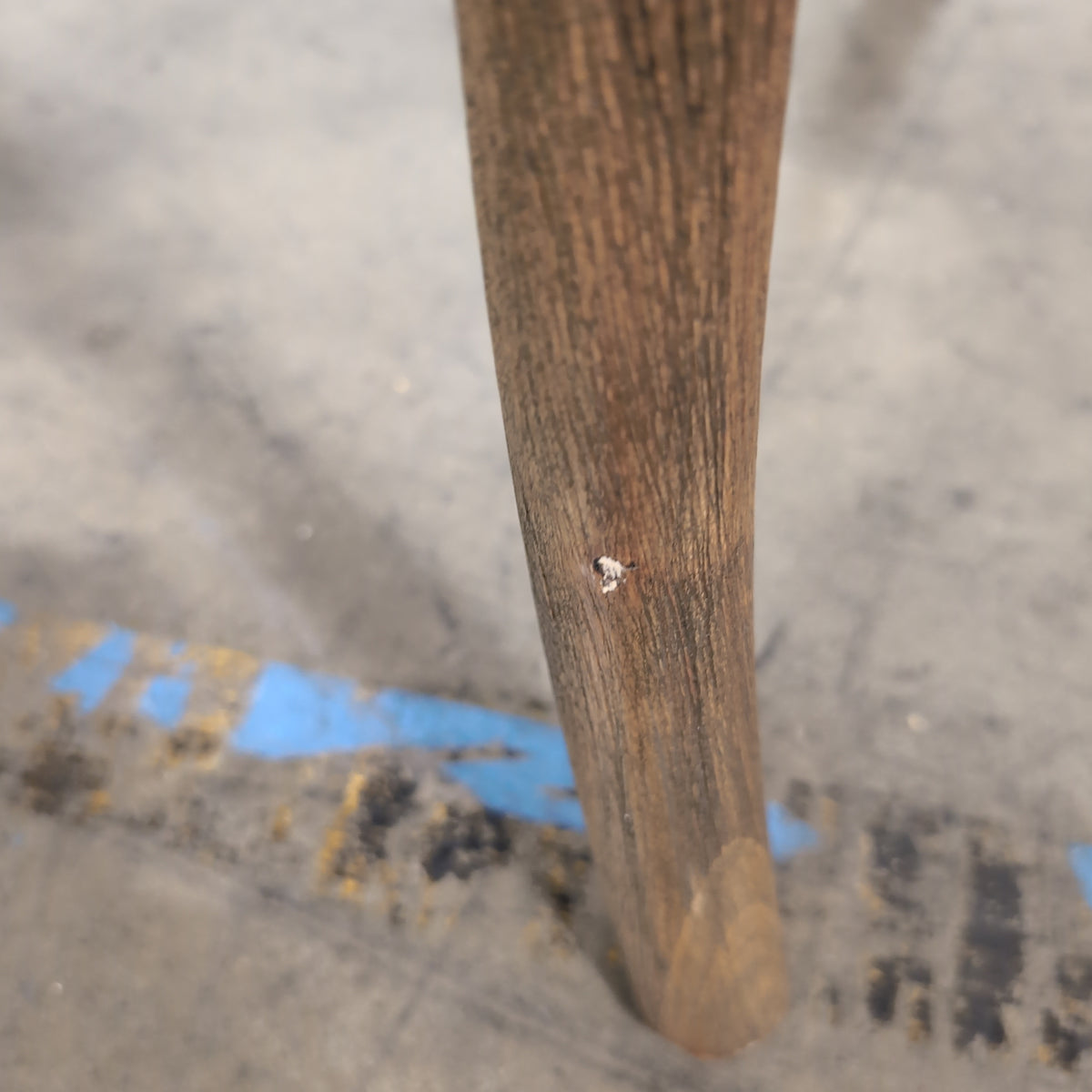 Light Brown Wood Cross-Back Dining Chair