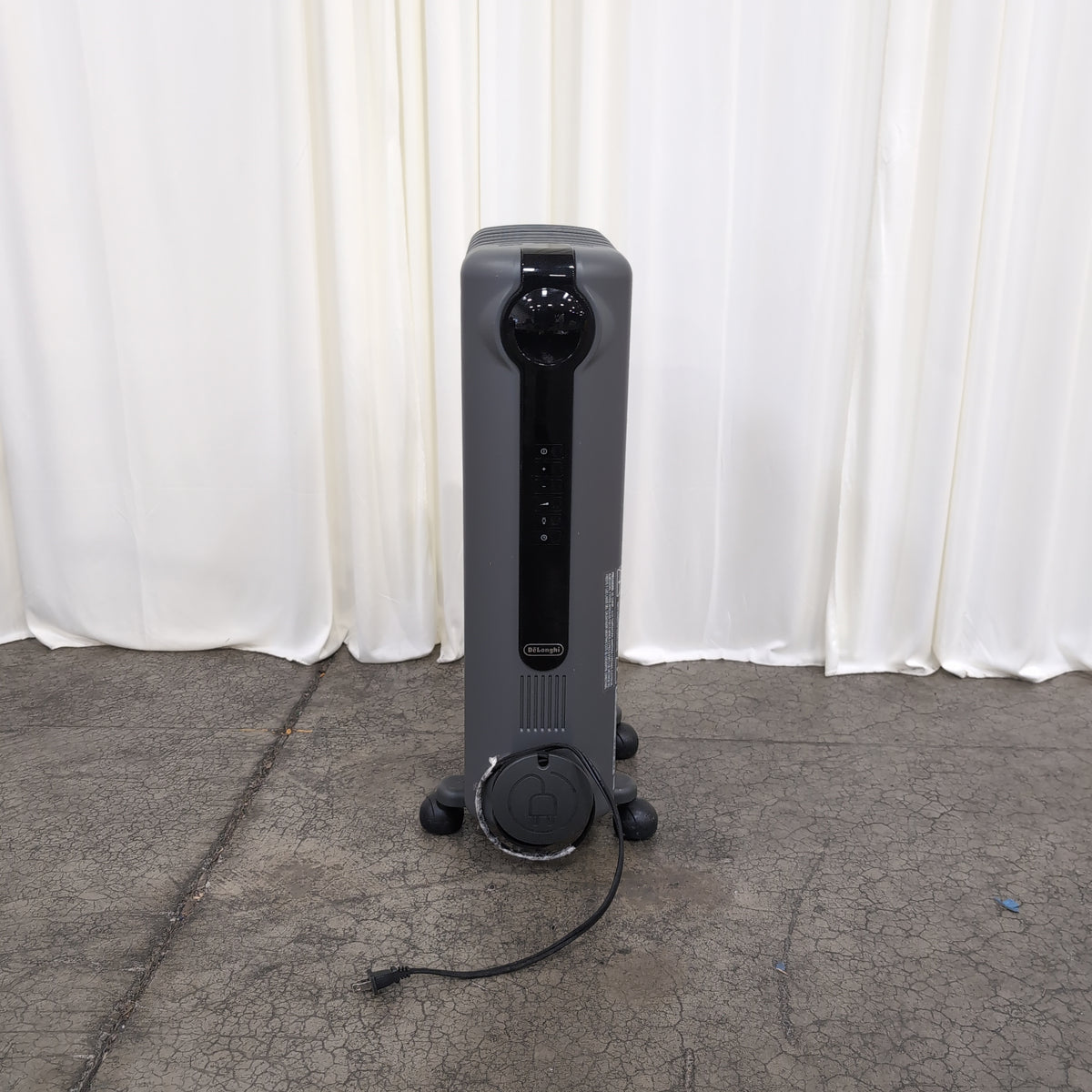 Gray Oil-Filled Radiator Portable Heater