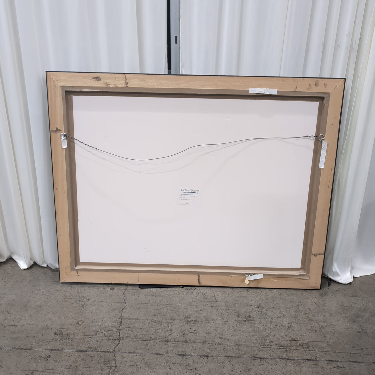 Large Rectangular Gold Wall Mirror with Textured Frame