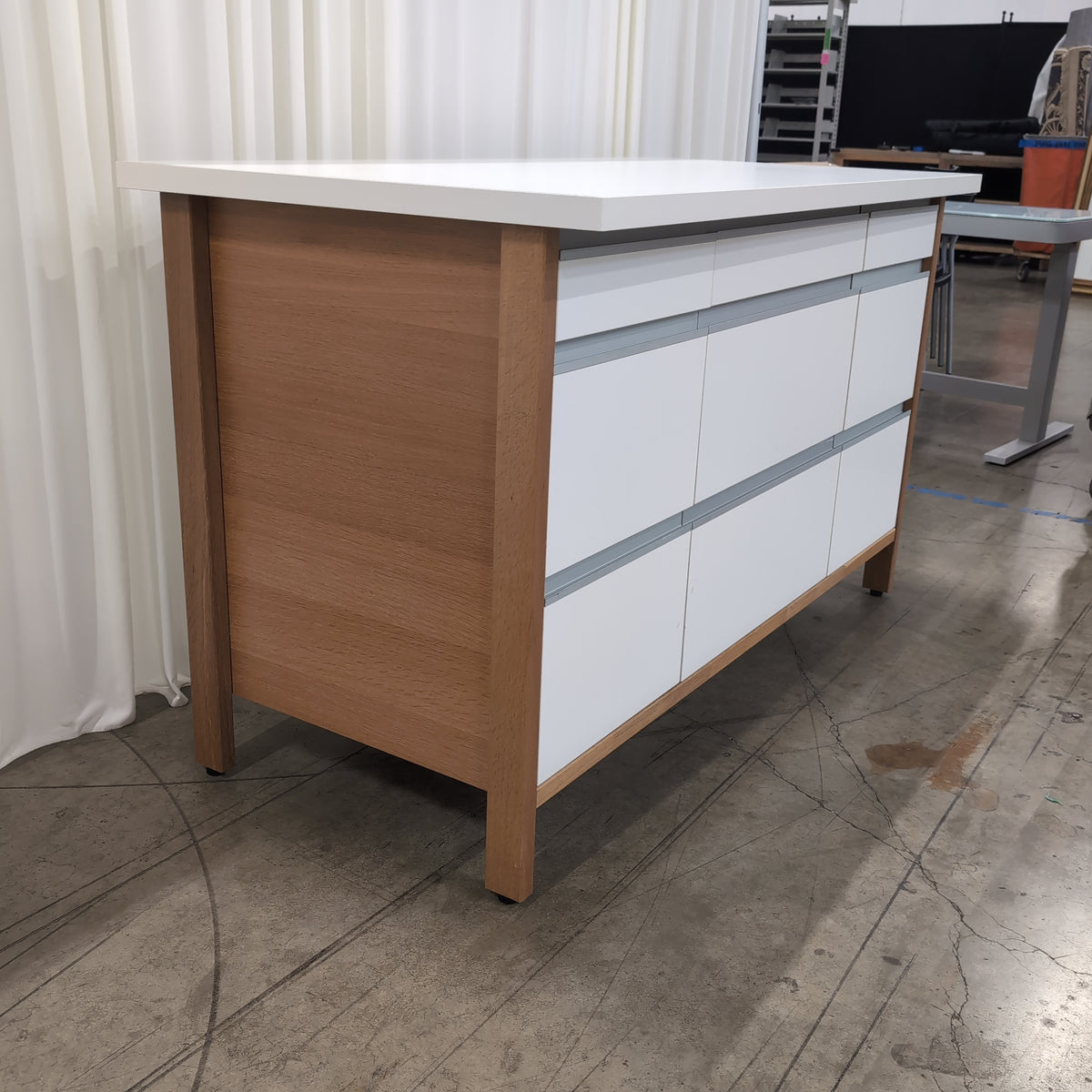 Two-Tone Multi-Drawer Dresser
