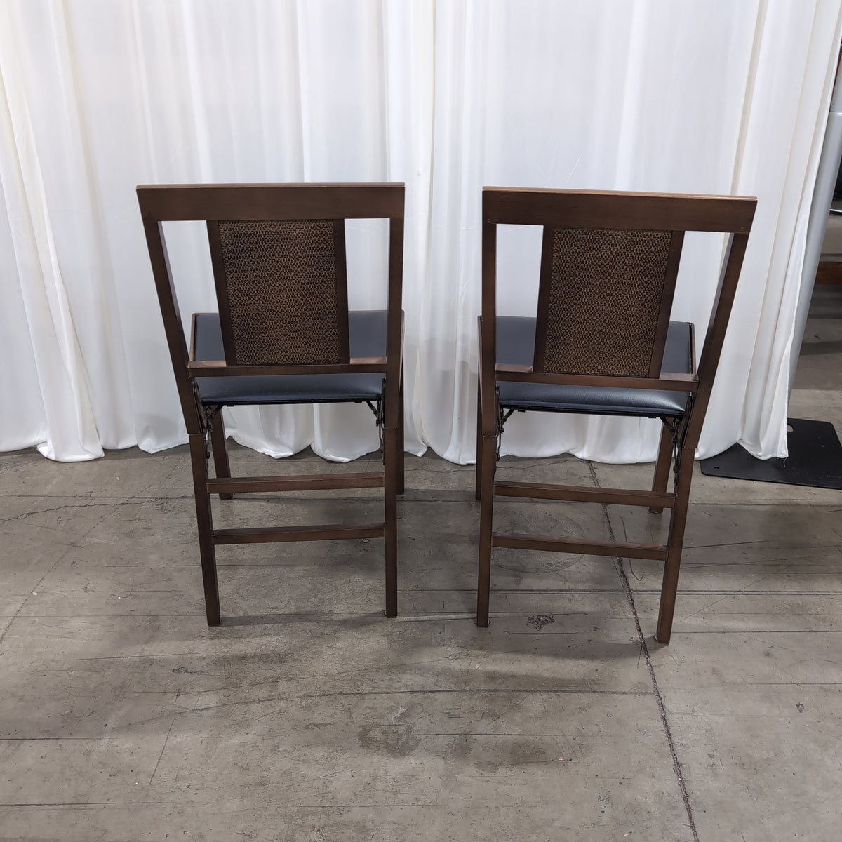 Brown Wood Folding Chair