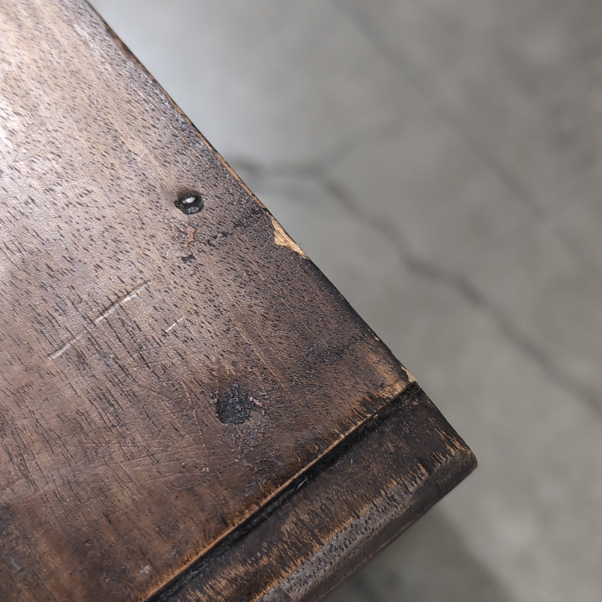 Dark Wood Apothecary Style Cabinet
