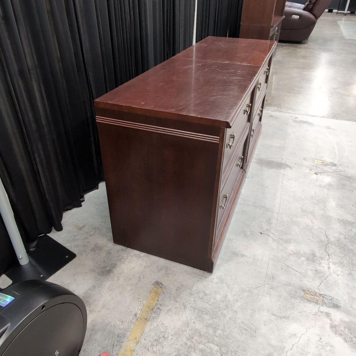 Hekman-Cherry Finish Two-Drawer Wood Filing Cabinet