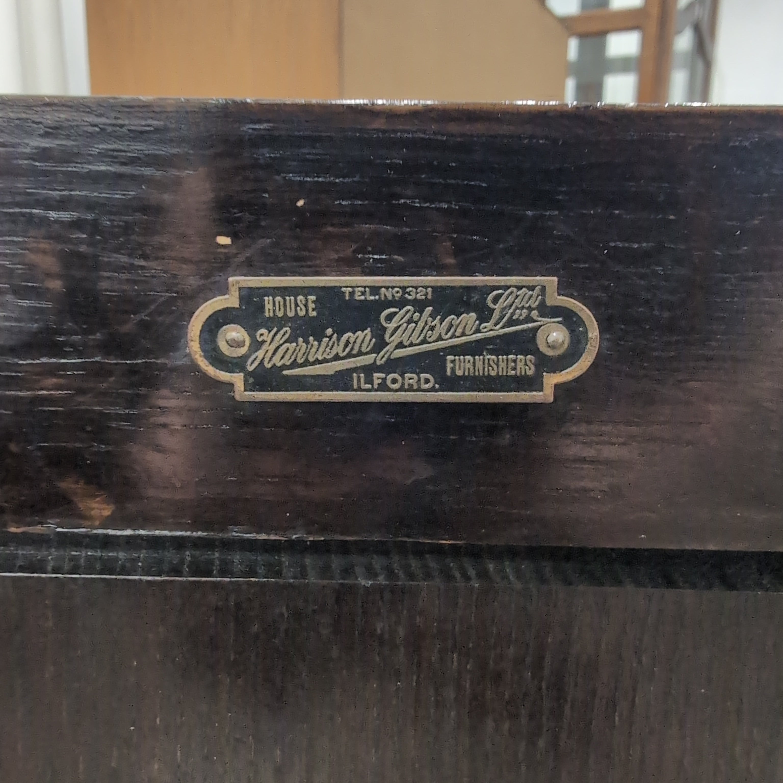 Harrison Gibson Ltd Traditional Dark Wood Two-Door Buffet