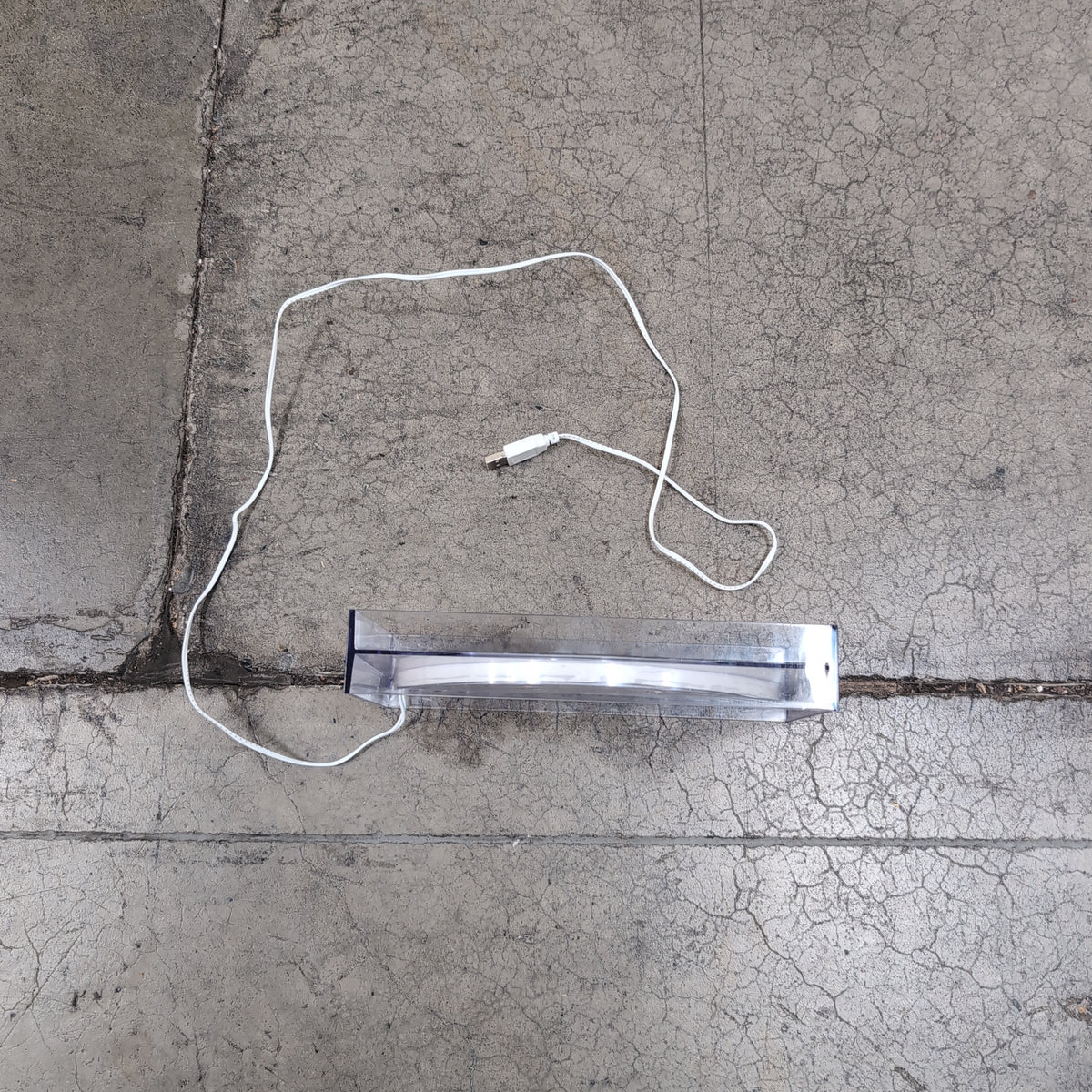 Clear Plastic Rainbow LED Light