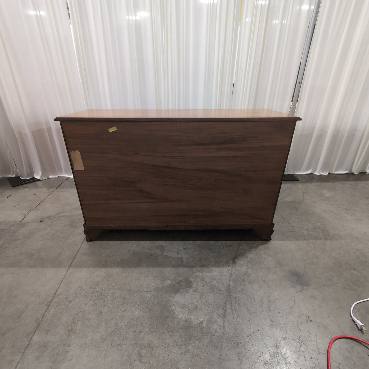 Young Republic Traditional Medium Brown Wood Buffet with Ornate Hardware