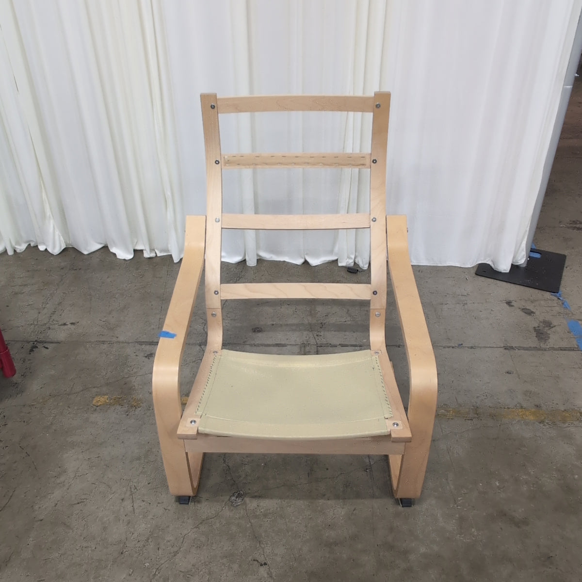 Bentwood Frame High-Back Lounge Chair