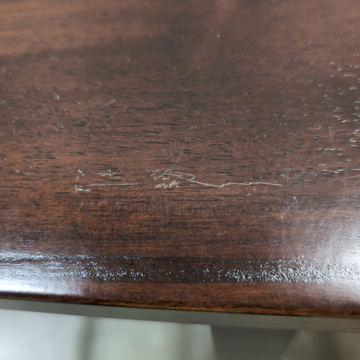 Dark Wood Saddle Seat Bar stool