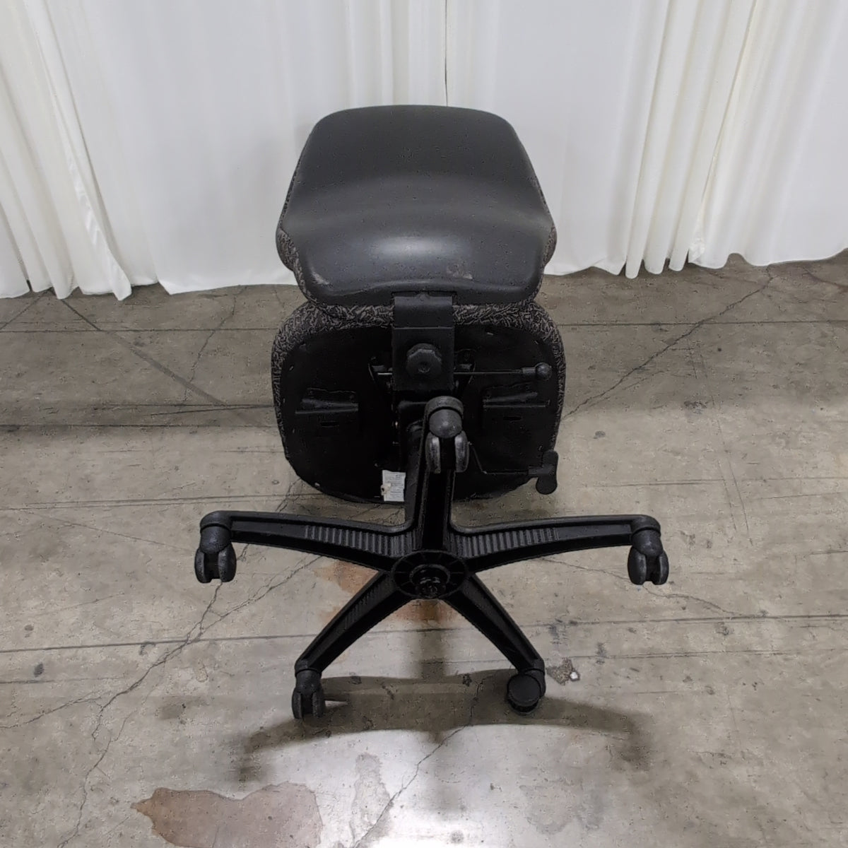 Office Star Dark Gray Patterned Fabric Swivel Office Chair with Casters