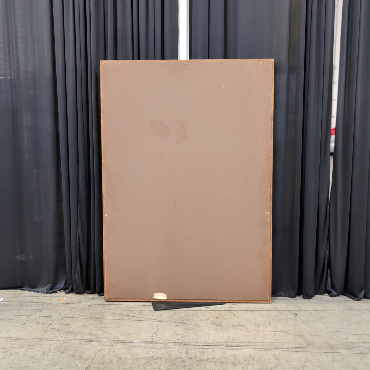 Rectangular Brown Wood Frame Mirror