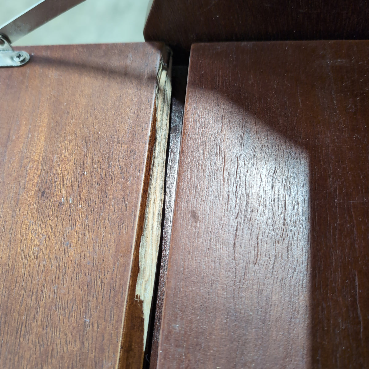 Traditional Brown Wood Secretary Desk