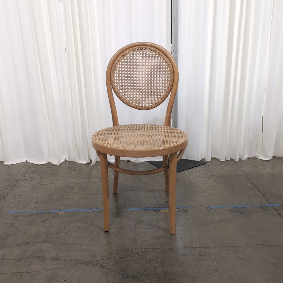Natural Bentwood Cane Bistro Chair