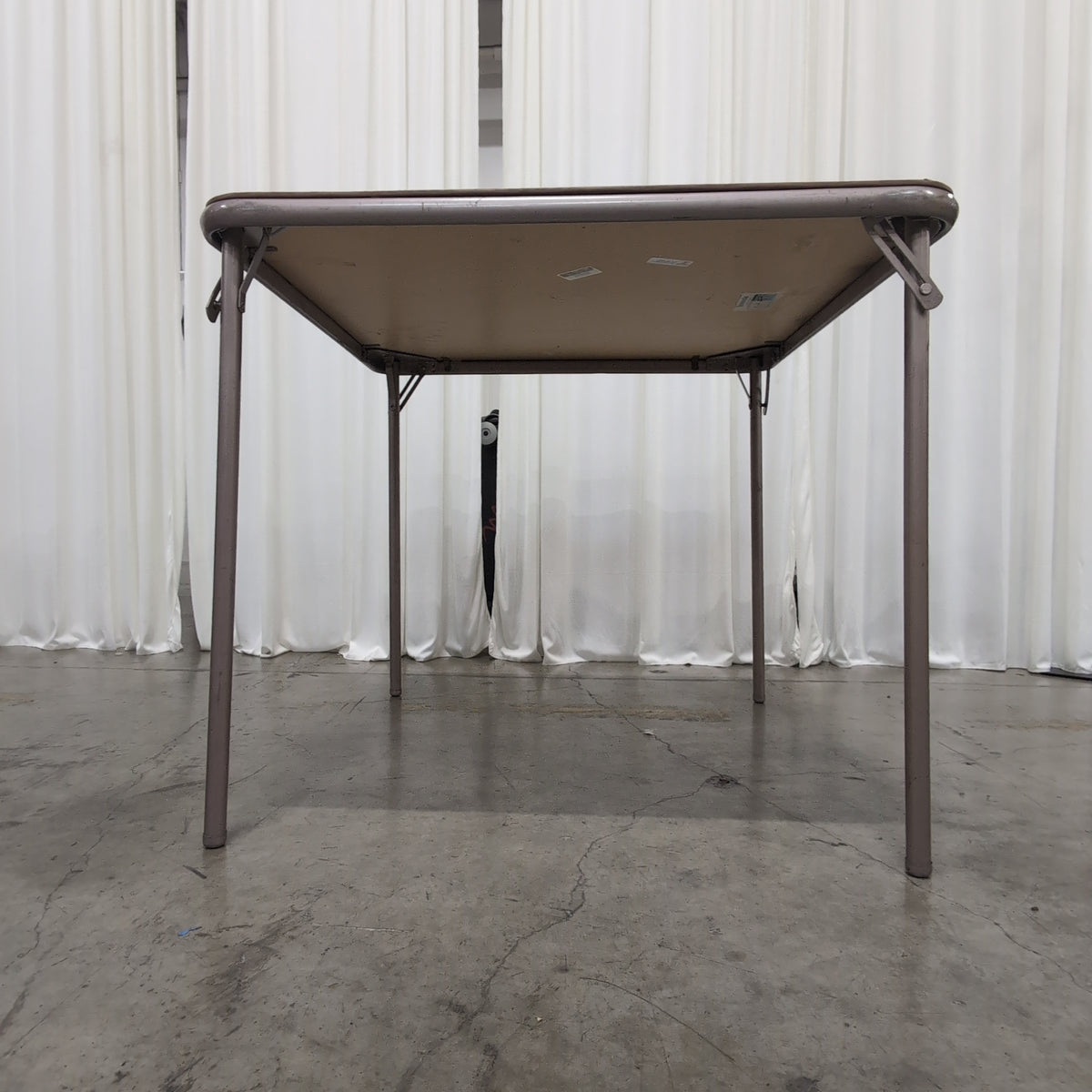 Vintage Square Folding Card Table in Vinyl