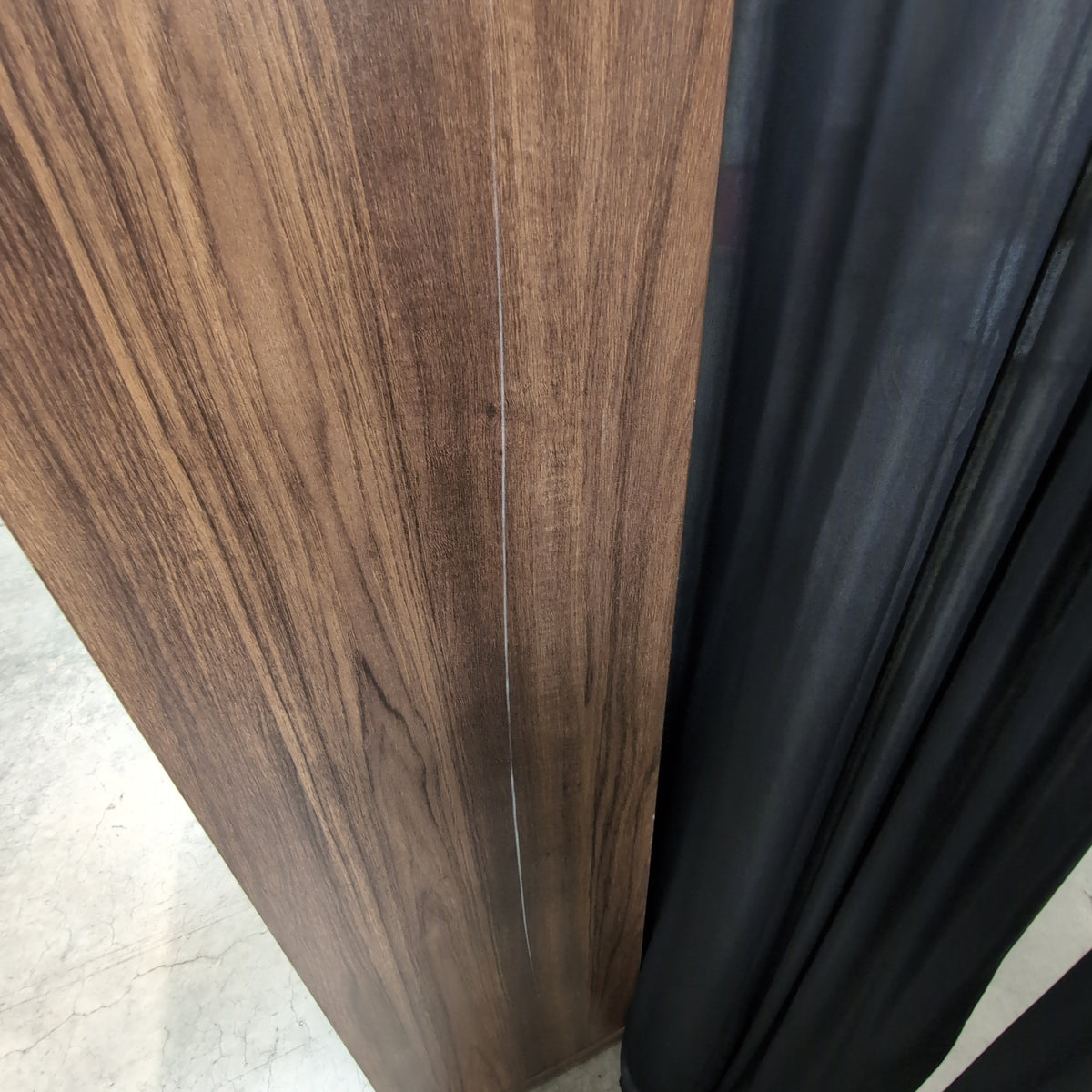 Bayside Furnishings - Dark Brown Wood-Look Eight-Cubbies Storage Unit with Fabric Bins