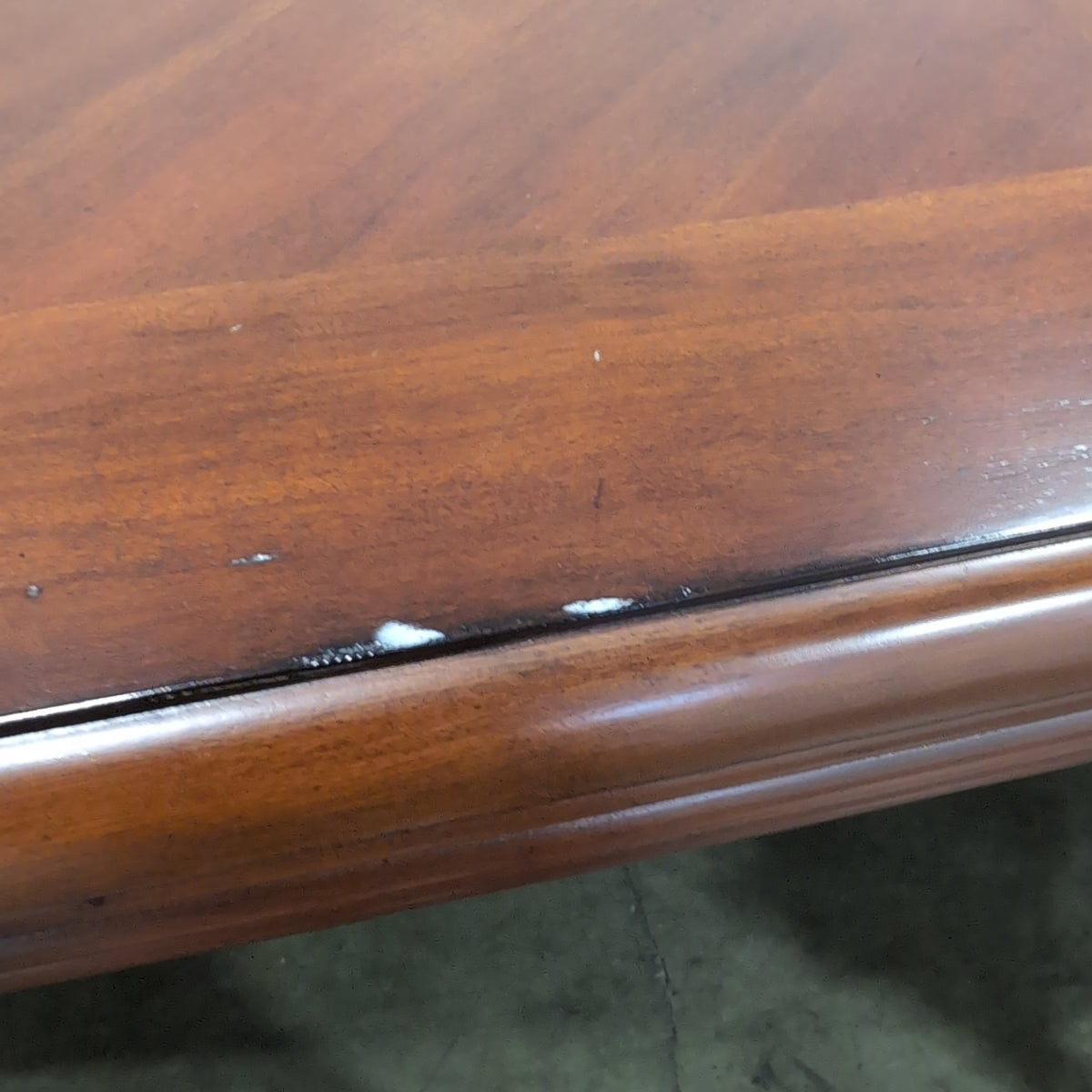 Ornate Traditional Carved Dining Table in Dark Wood