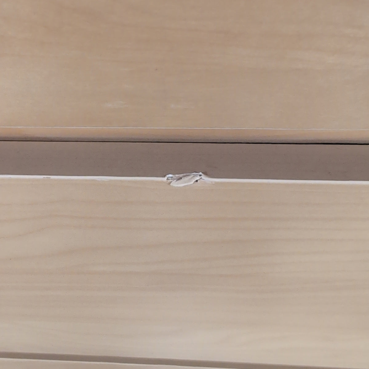 Tall Light Wood Six-Drawer Dresser