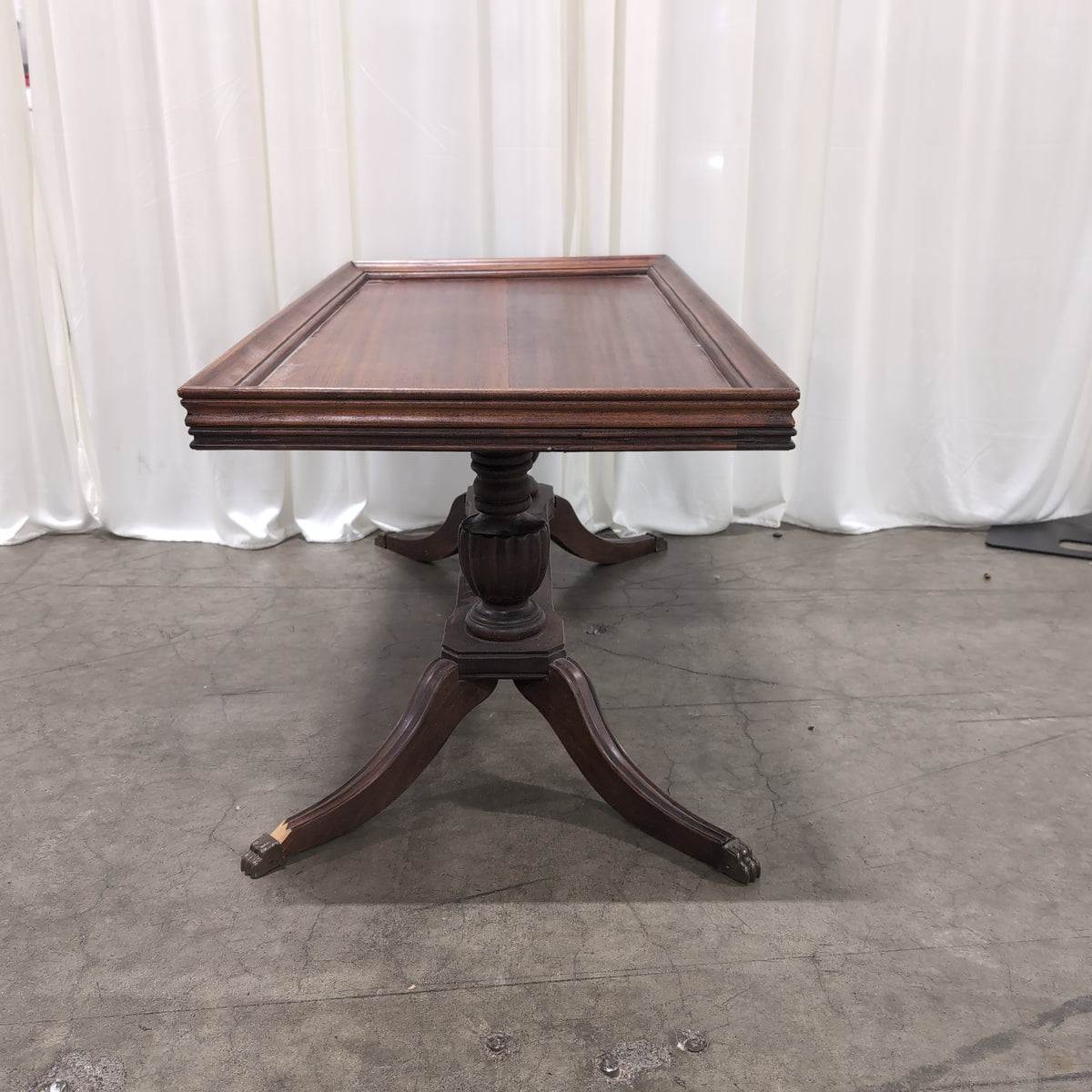 Traditional Dark Wood Console Table